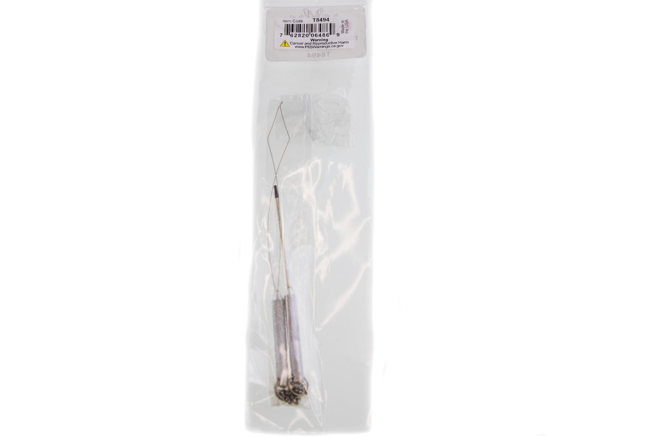 Hareline Deluxe Threader/Bodkin with Attached Chain