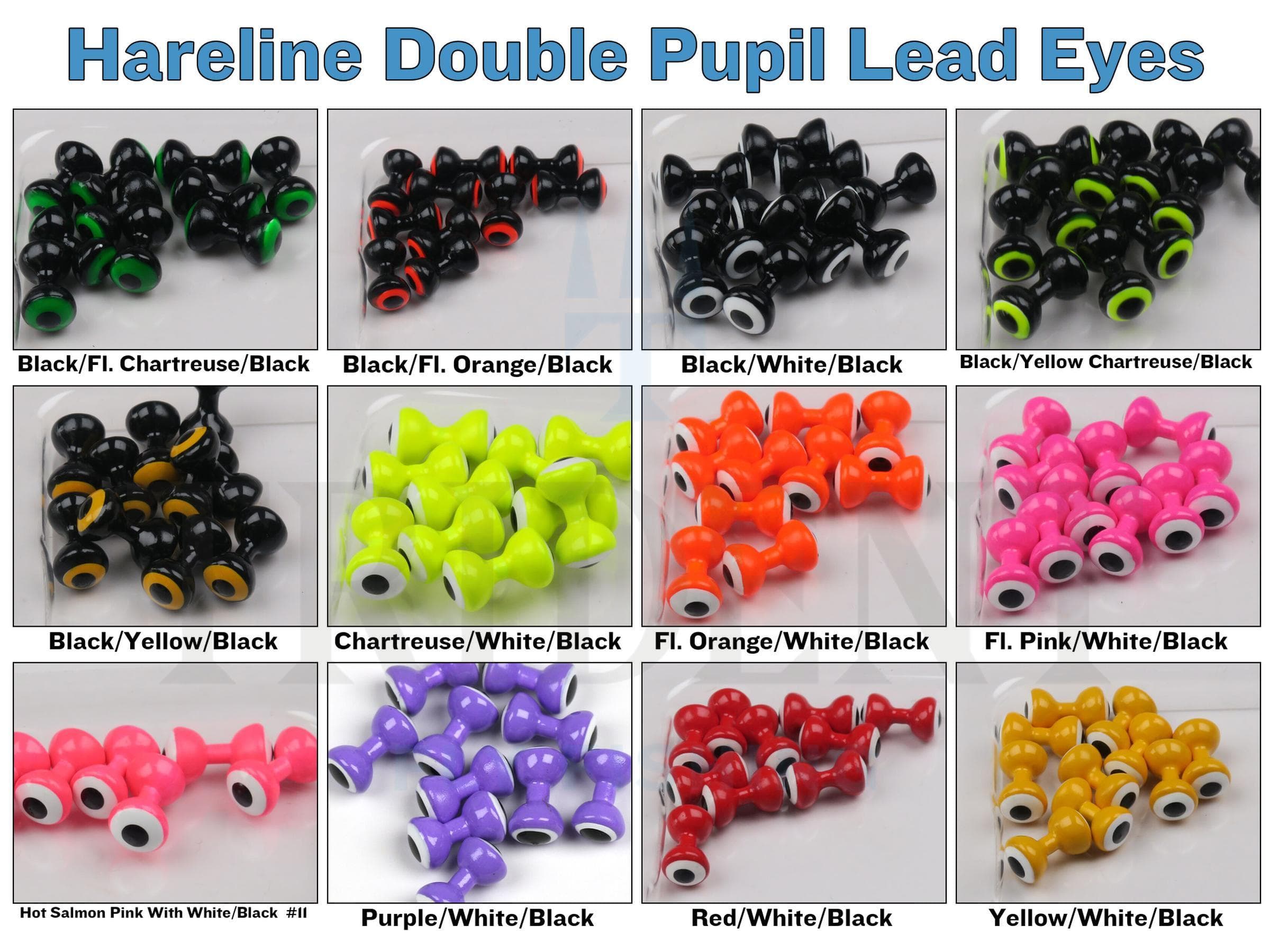 Hareline Double Pupil Lead Eyes
