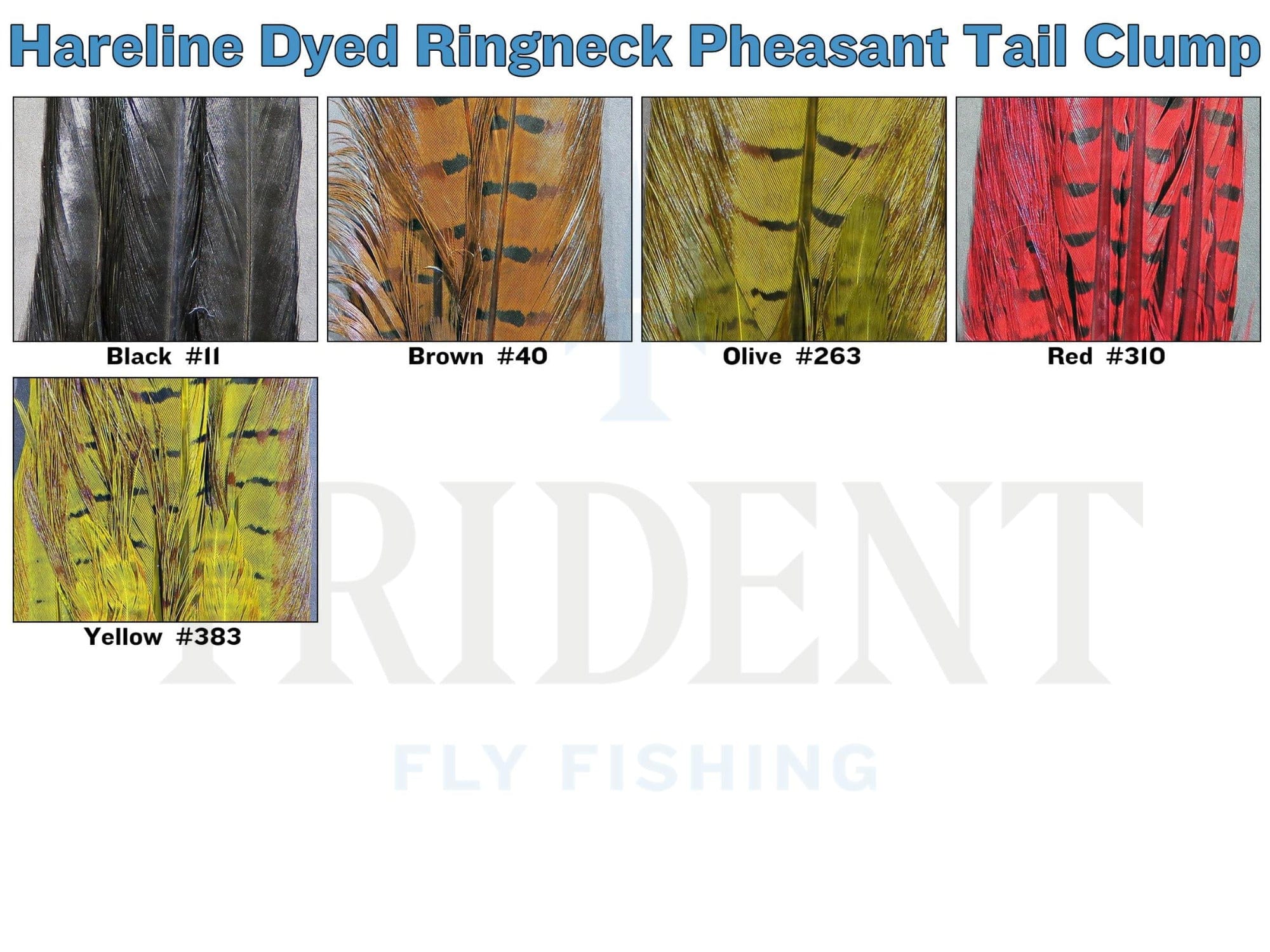 Hareline Dyed Ringneck Pheasant Tail Clump