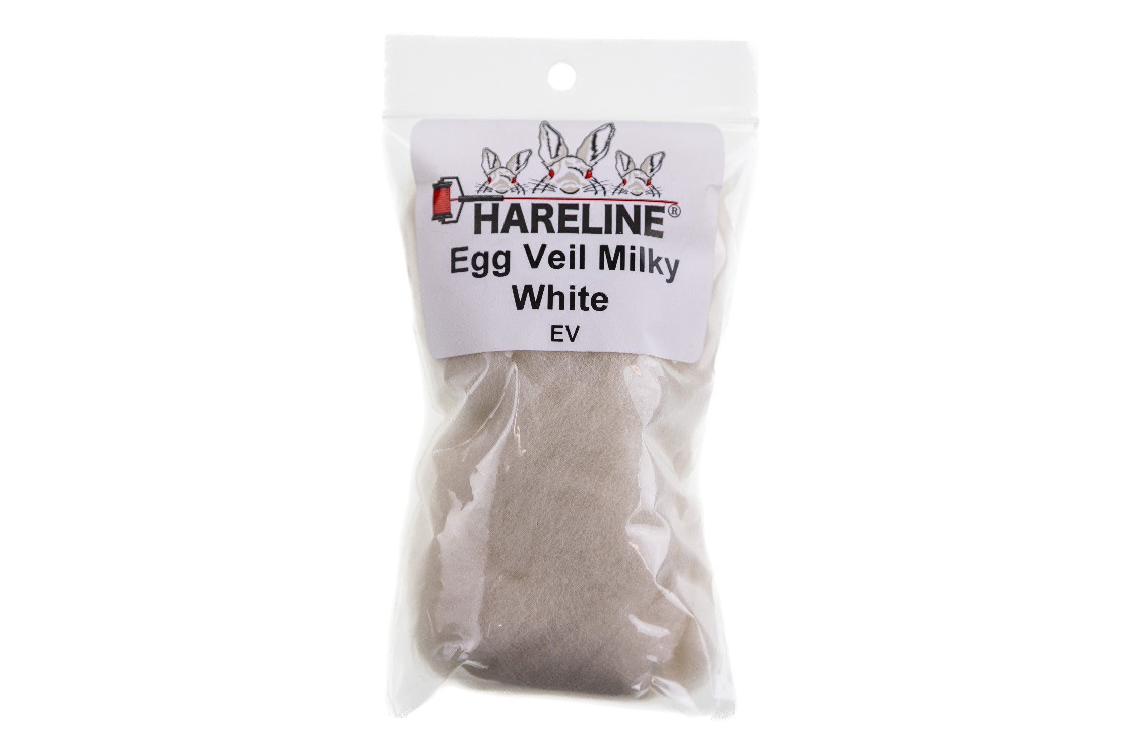 Hareline Egg Veil Milky White
