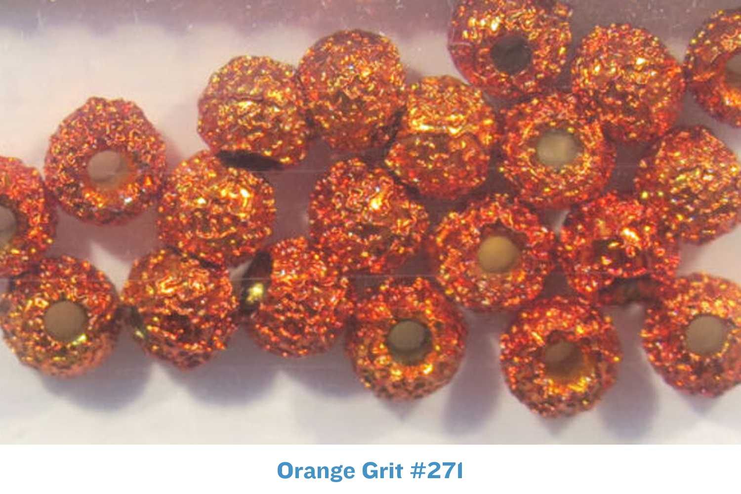 Hareline Gritty Brass Beads