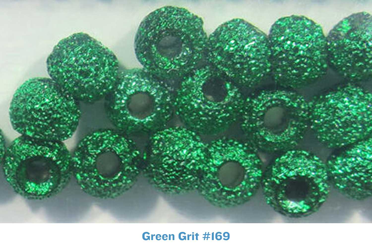 Hareline Gritty Brass Beads
