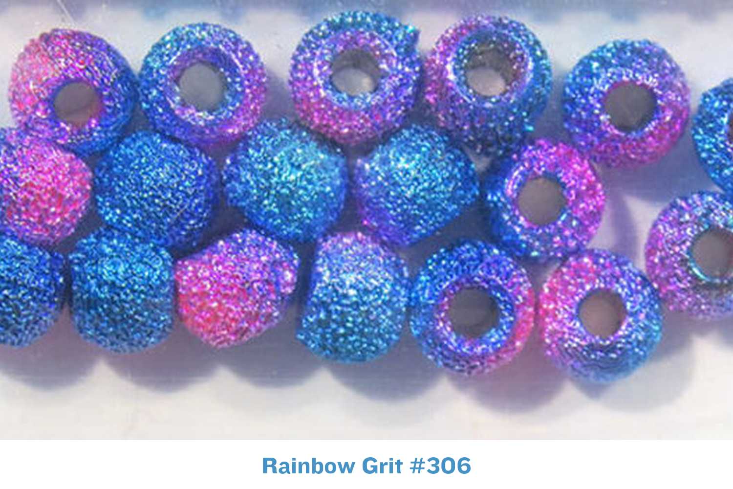 Hareline Gritty Brass Beads