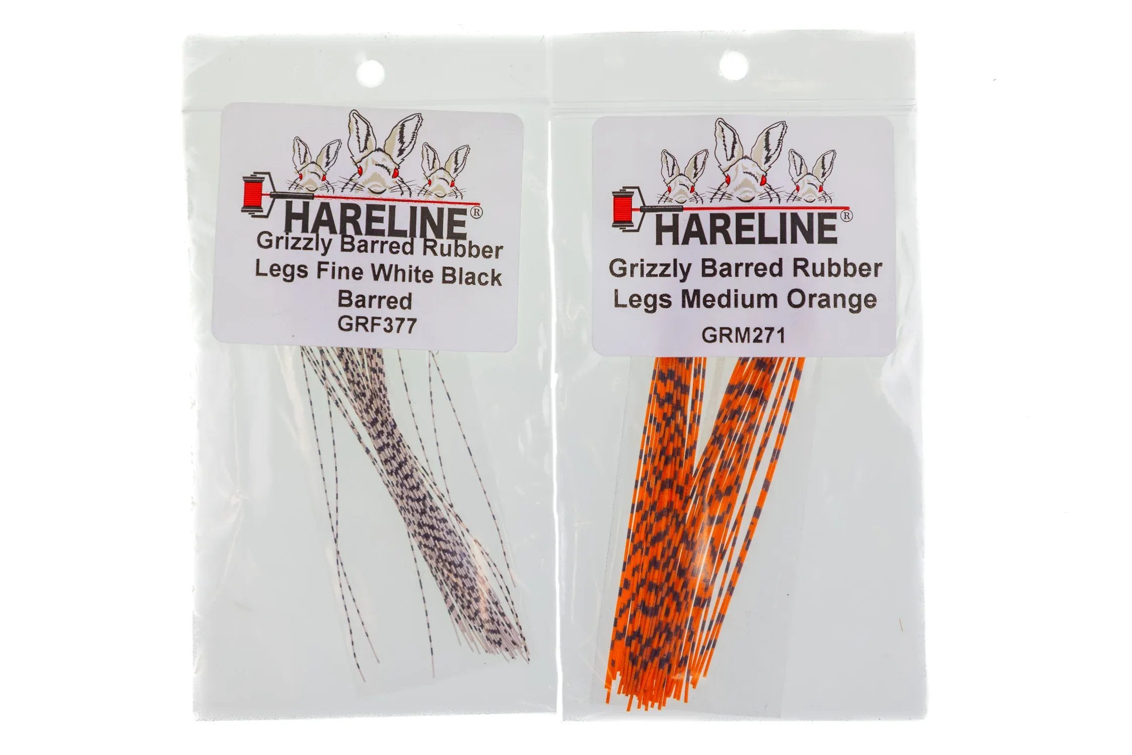 Hareline Grizzly Barred Rubber Legs