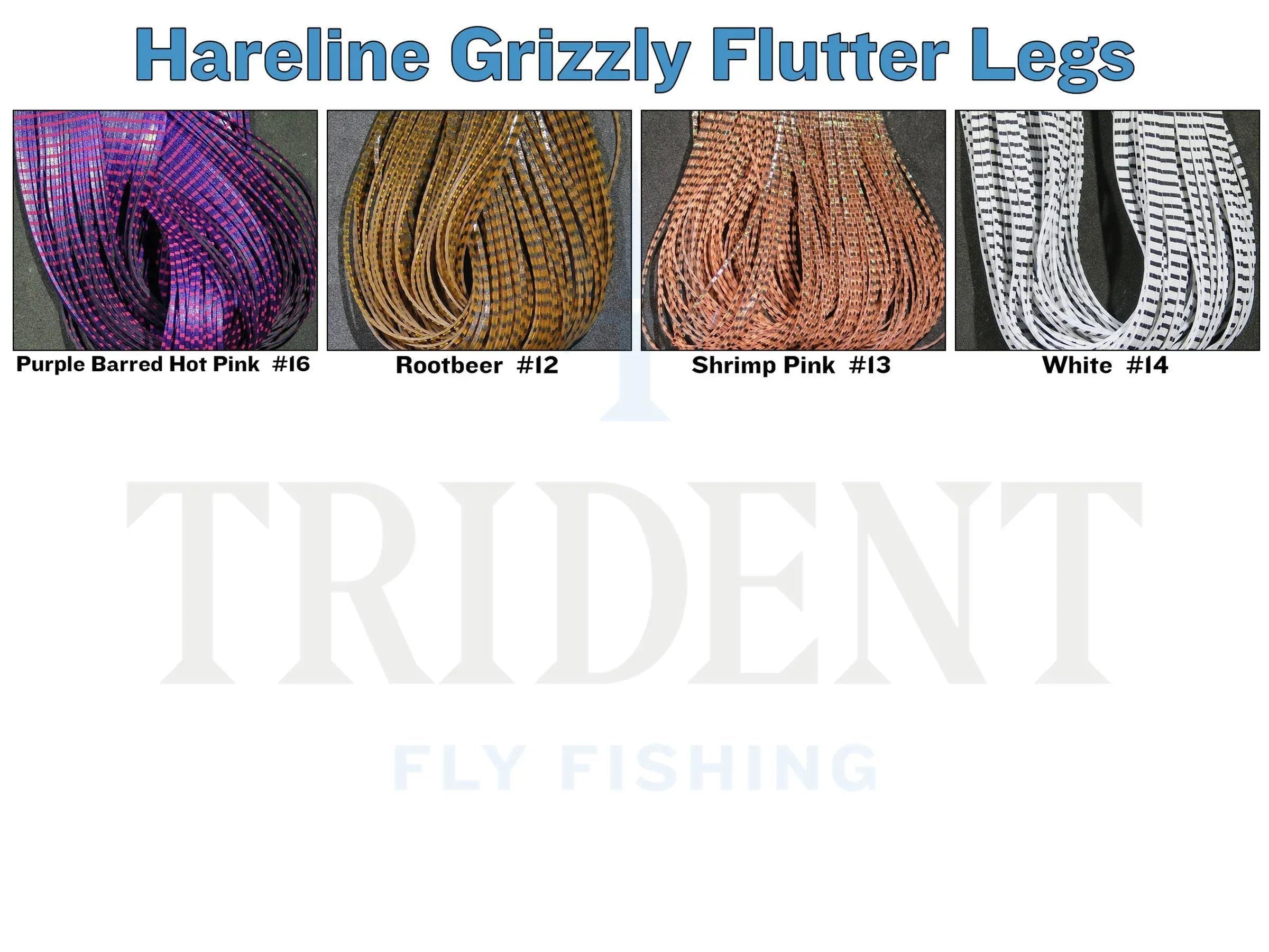 Hareline Grizzly Flutter Legs