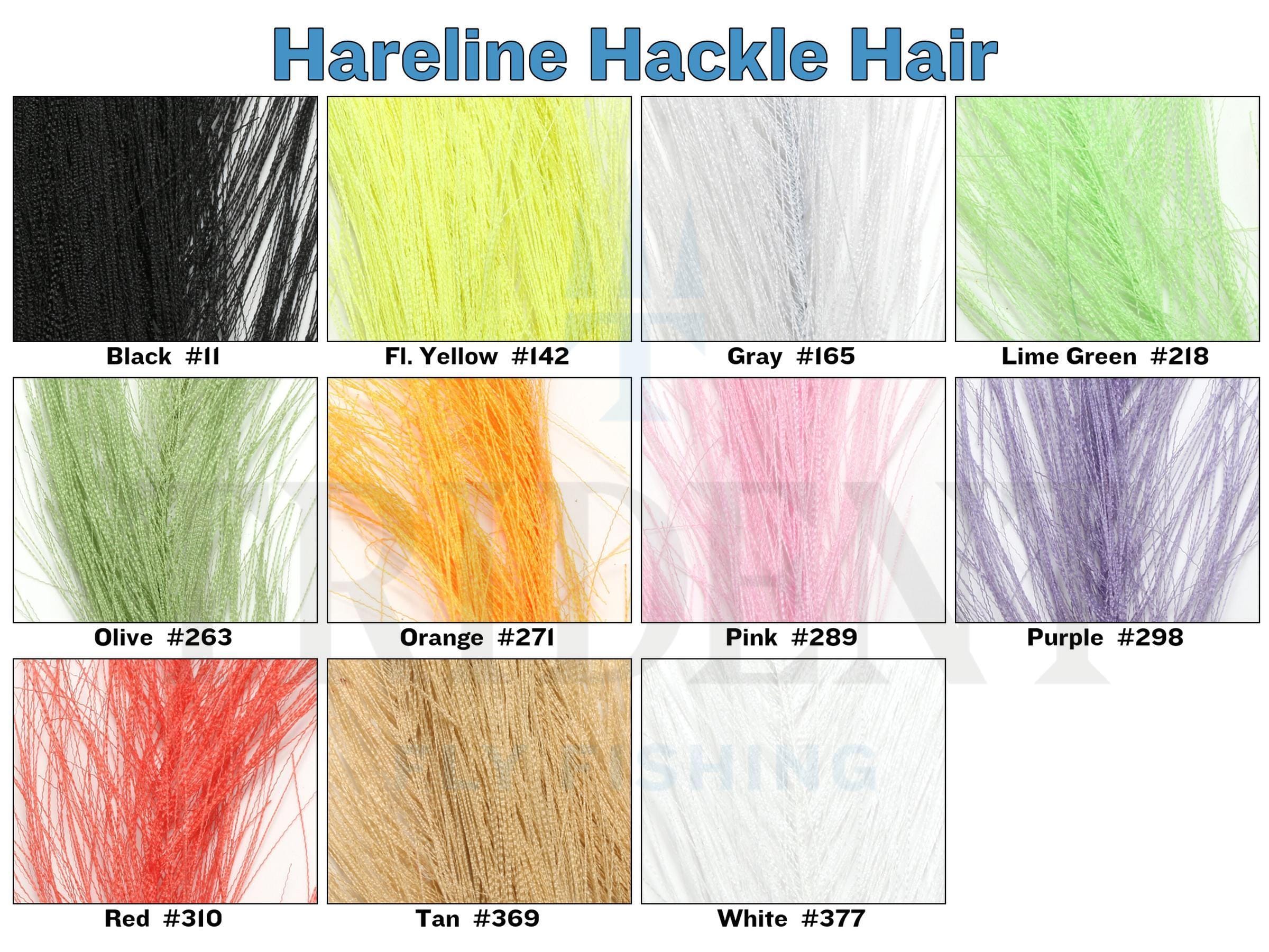 Hareline Hackle Hair