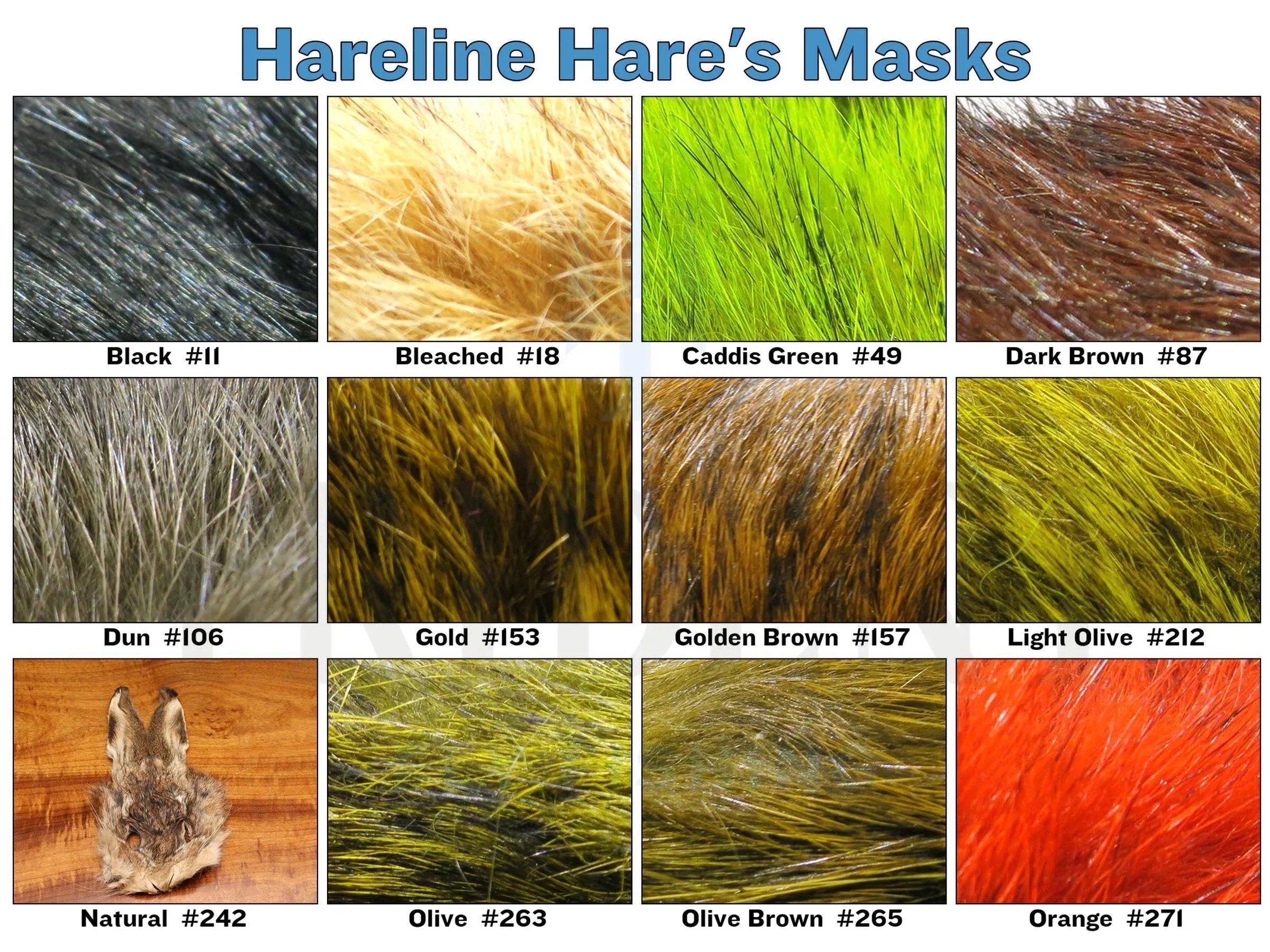 Hareline Hare's Masks