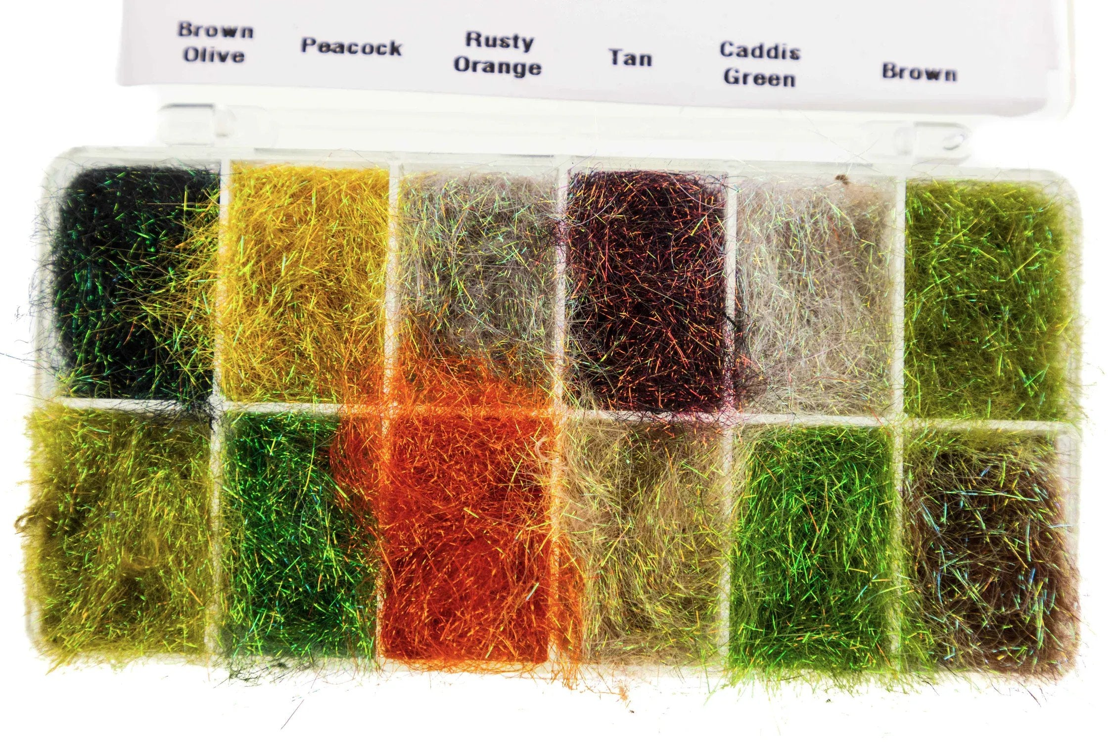 Hareline Haree Ice Dub - Multi Color Assortment w/ Dispenser