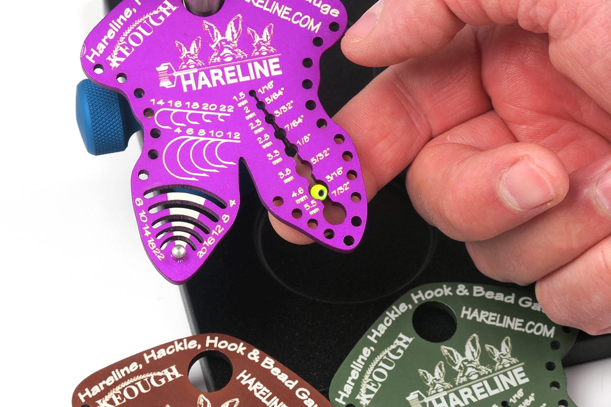 Hareline Hook & Bead Gauge