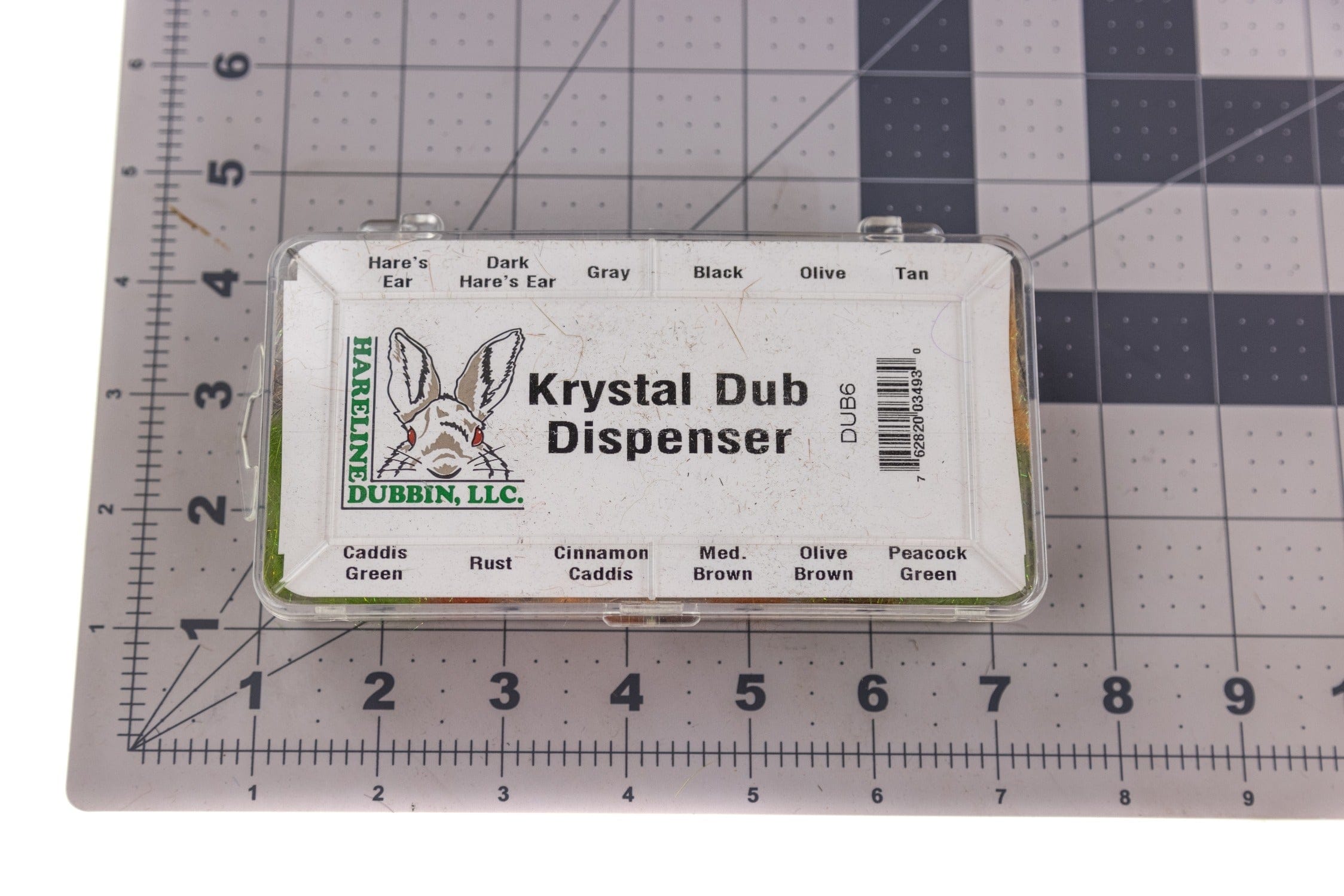 Hareline Krystal Dub - Multi Color Assortment w/ Dispenser