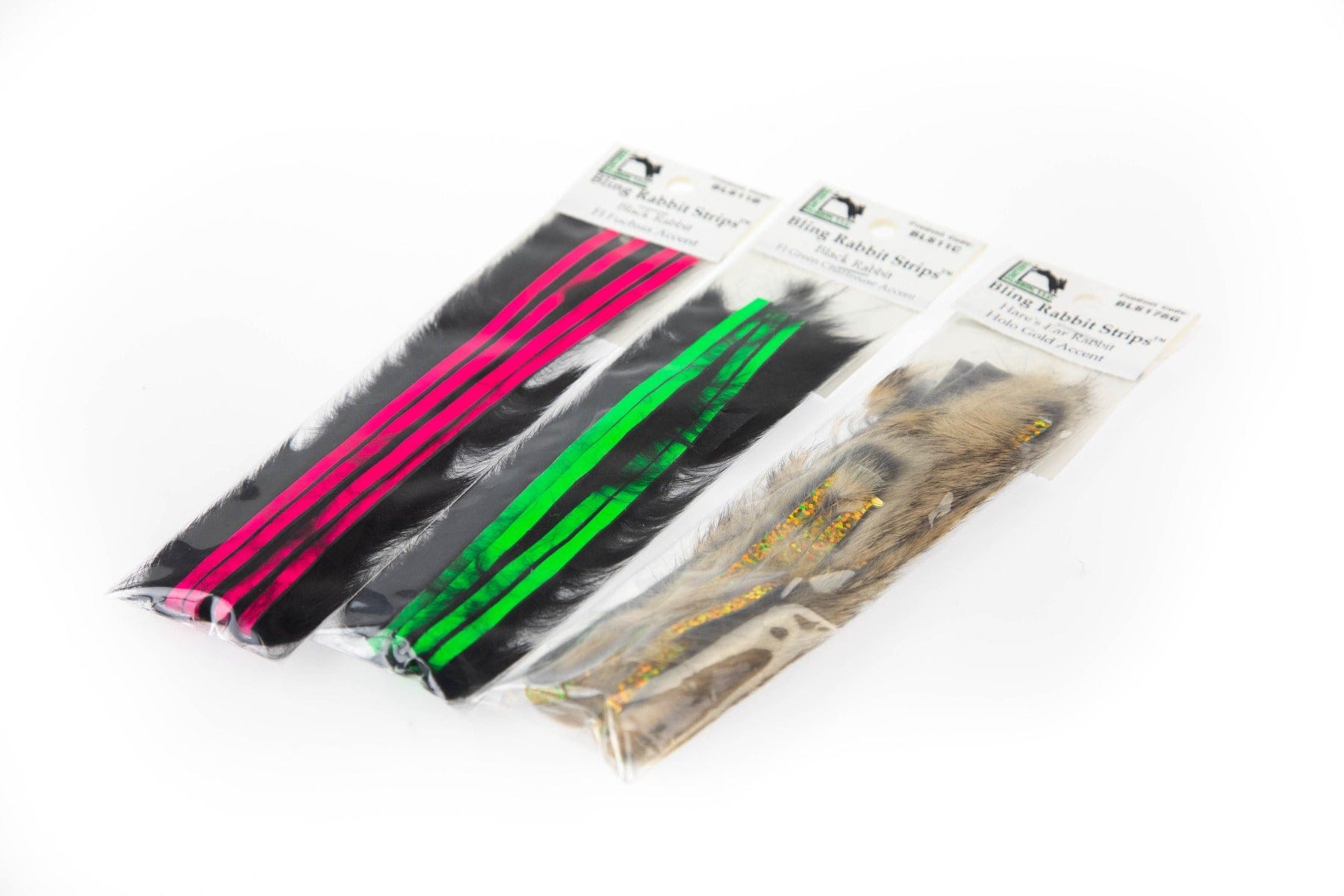 Hareline Magnum Bling Rabbit Fur Strips
