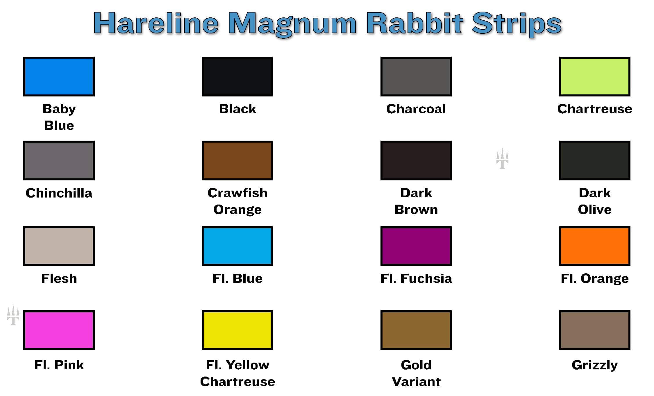 Hareline Magnum Rabbit Fur Strips
