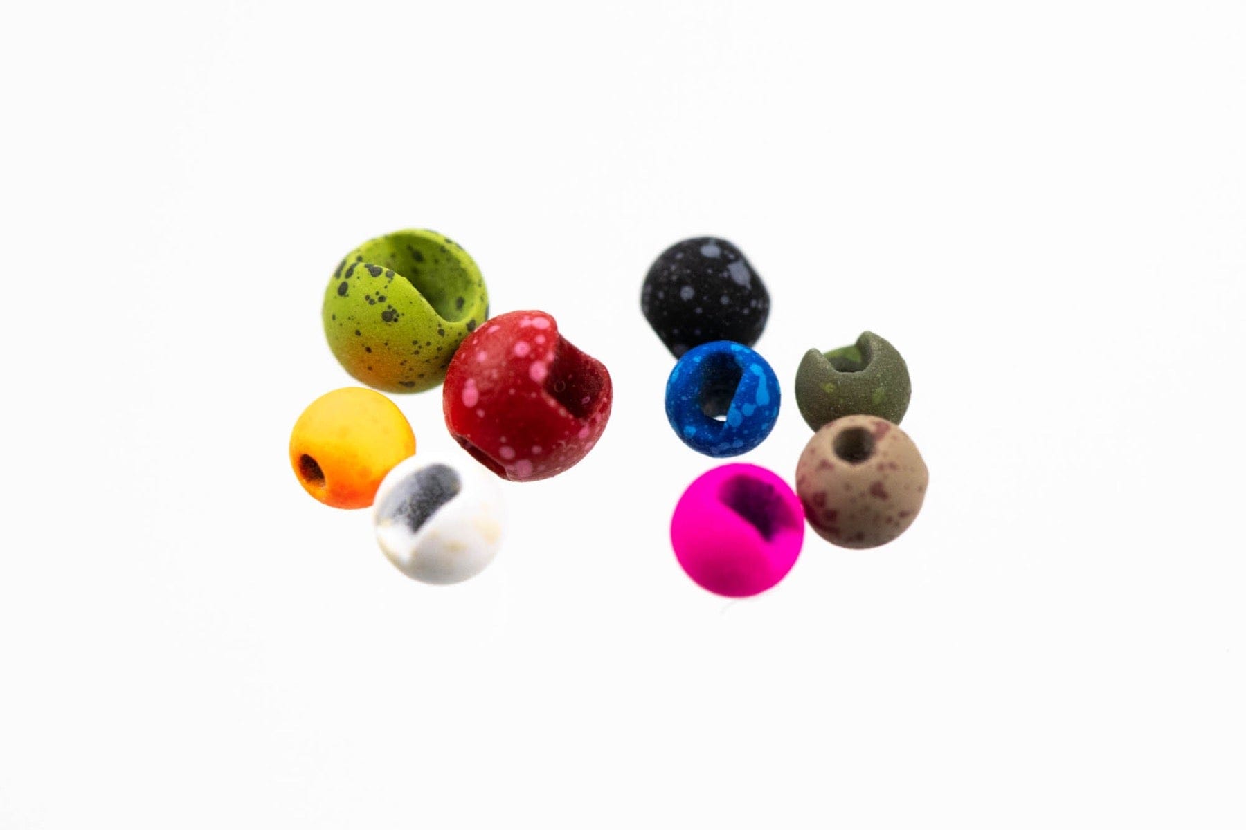 Hareline Mottled Tactical Slotted Tungsten Beads