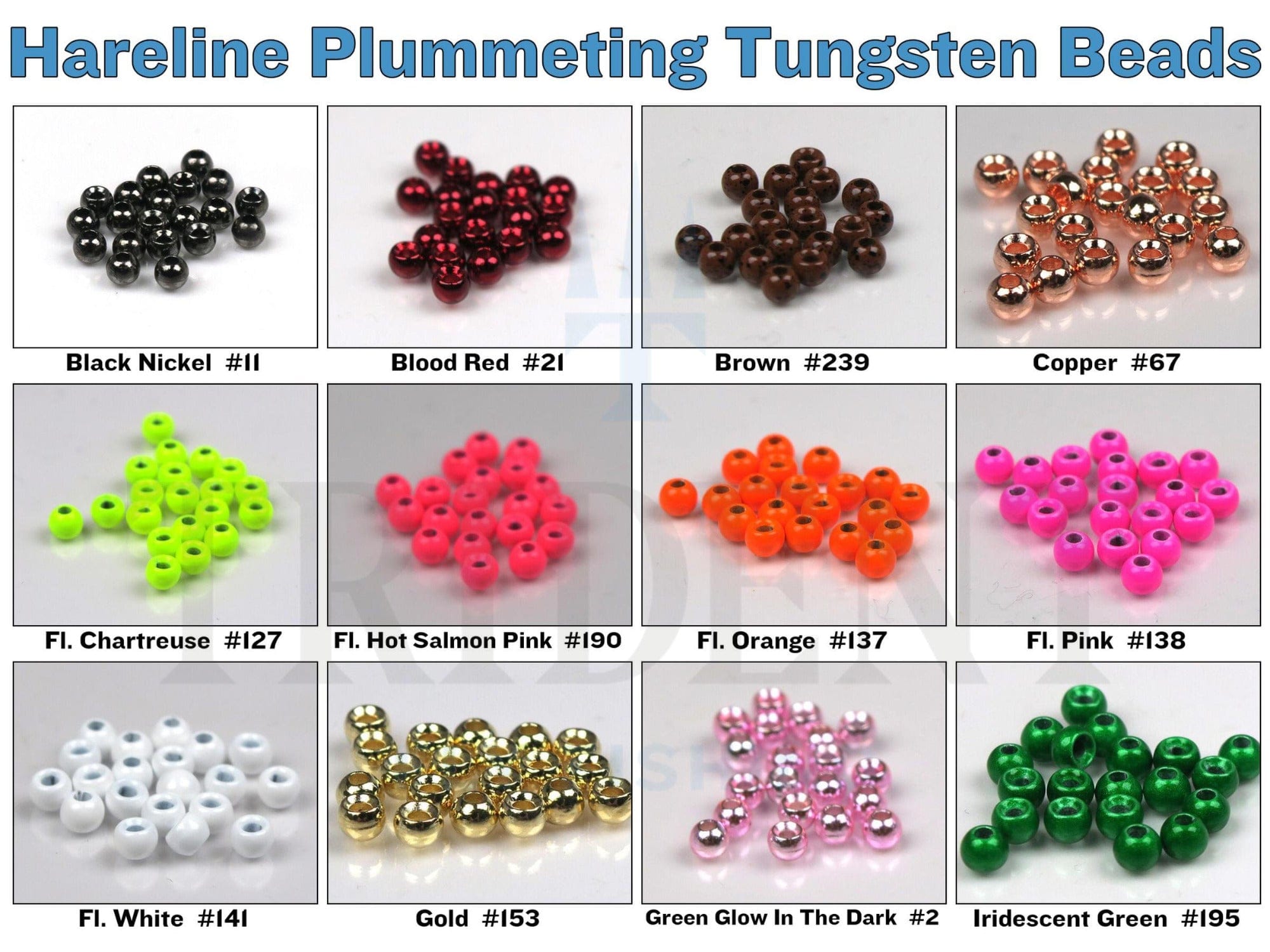 Hareline Plummeting Tungsten Beads