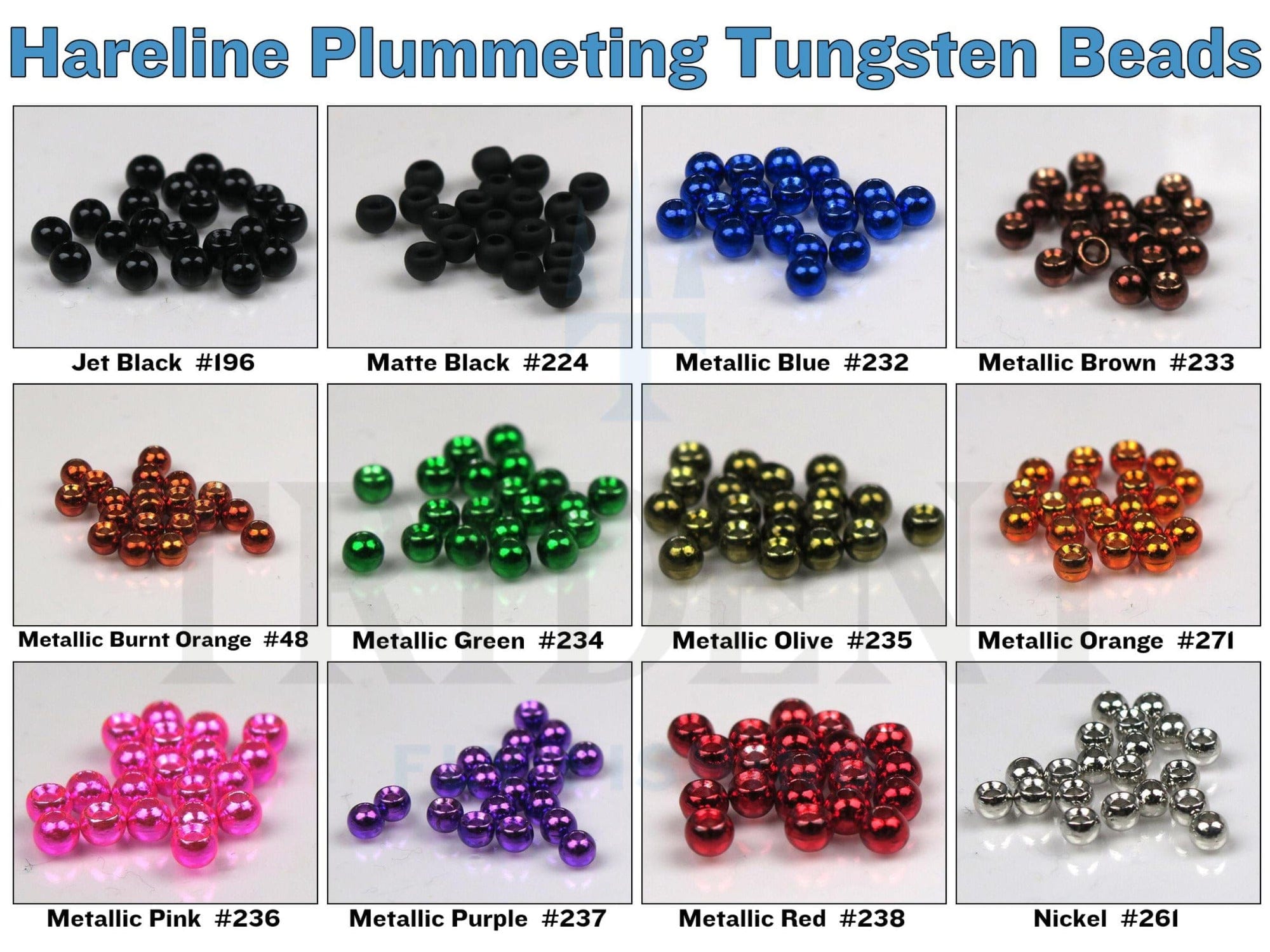 Hareline Plummeting Tungsten Beads