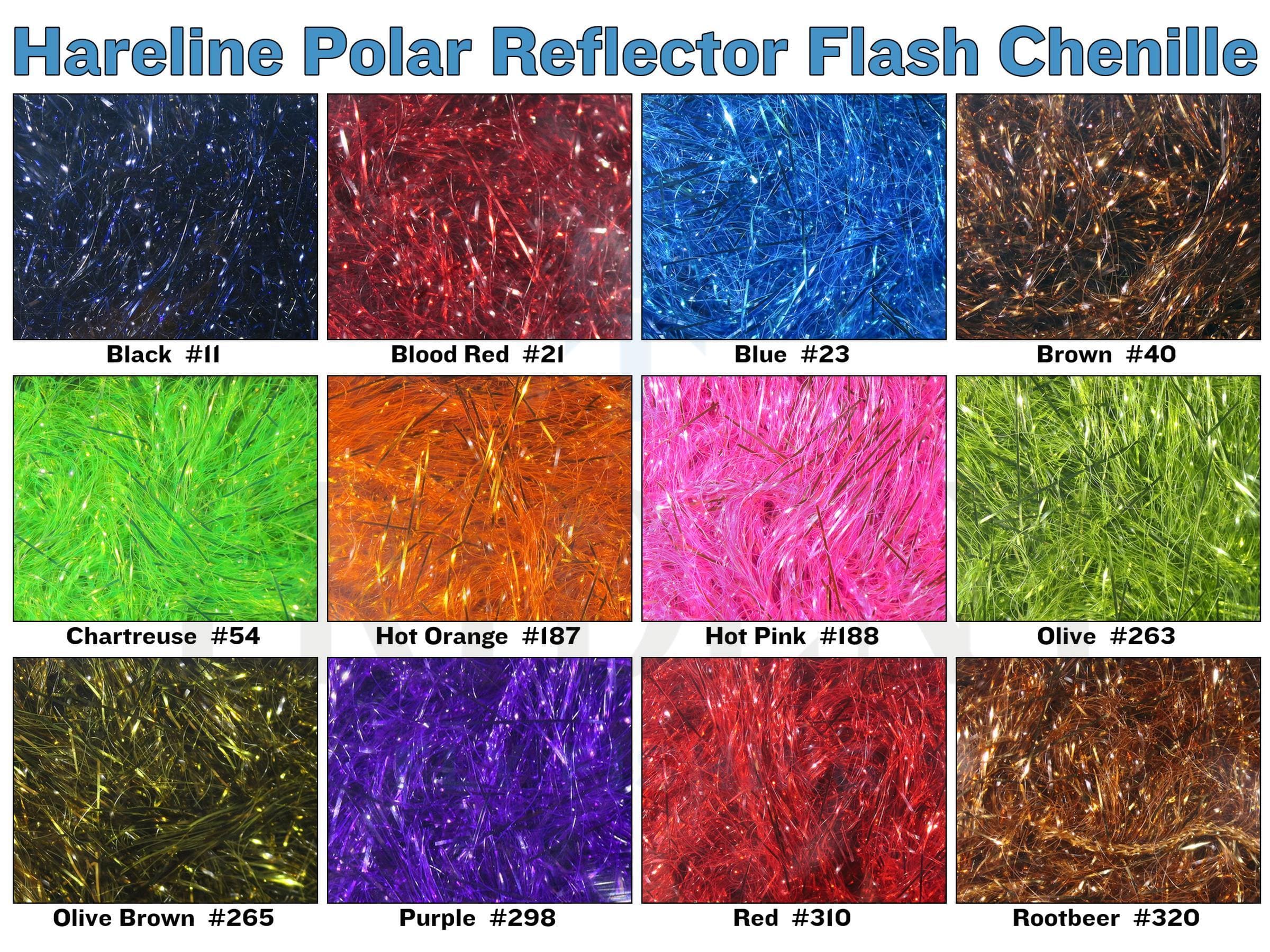 Hareline Polar Reflector Flash Chenille