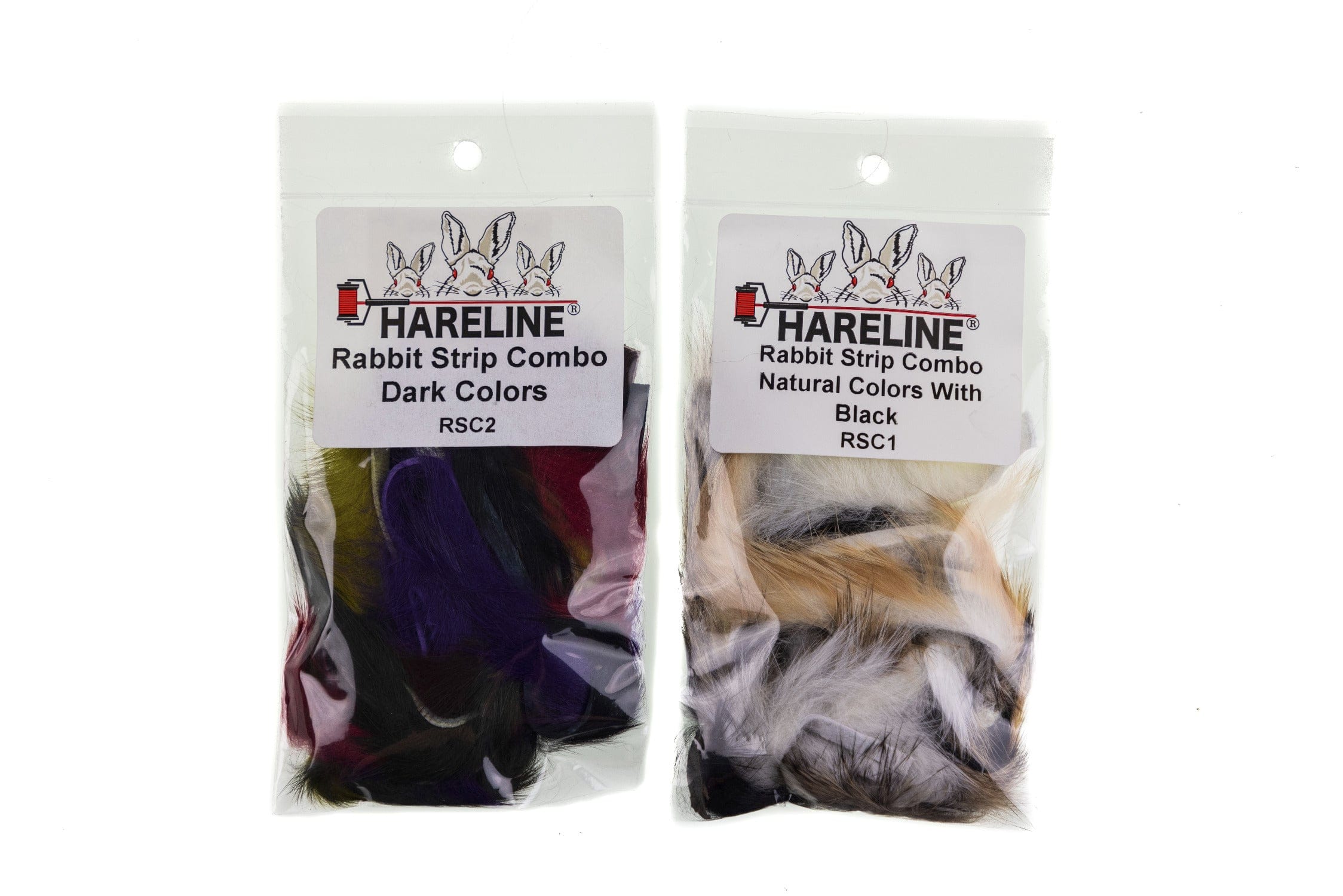Hareline Rabbit Fur Strip Combo pack