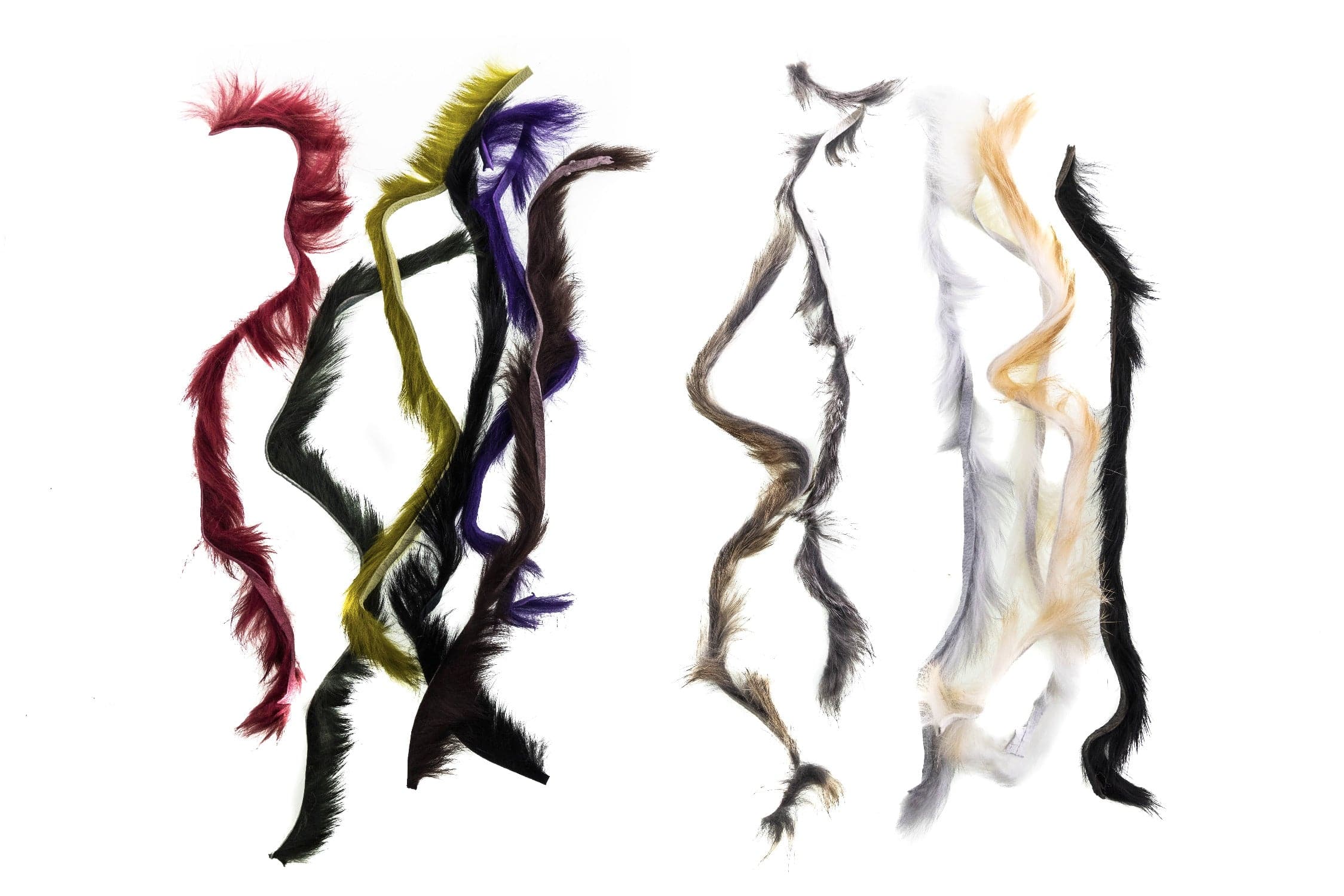 Hareline Rabbit Fur Strip Combo pack