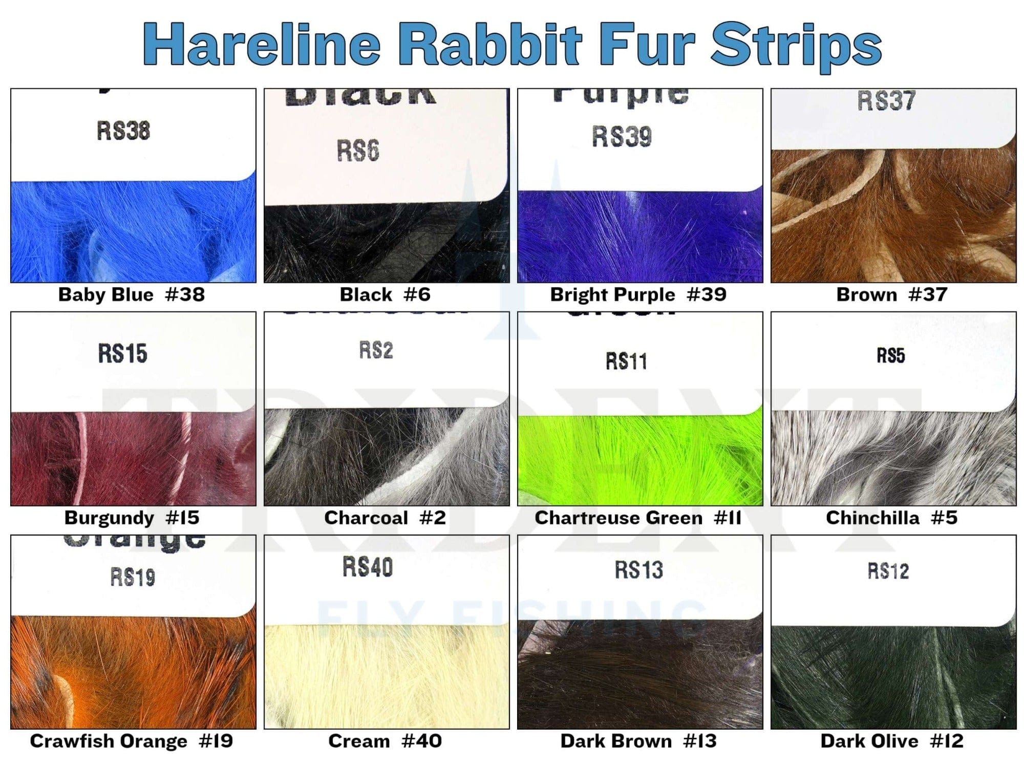 Hareline Rabbit Fur Strips