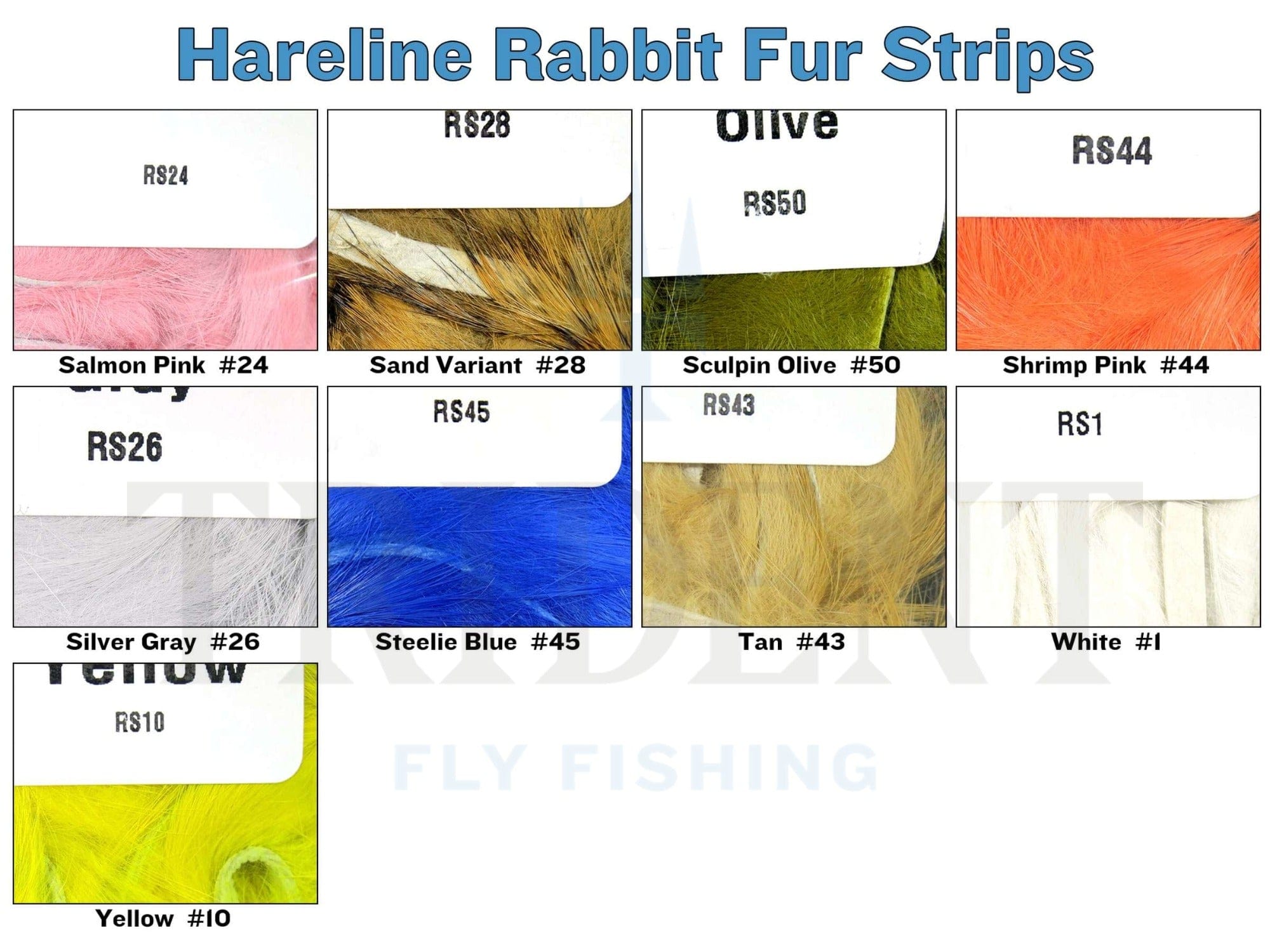 Hareline Rabbit Fur Strips