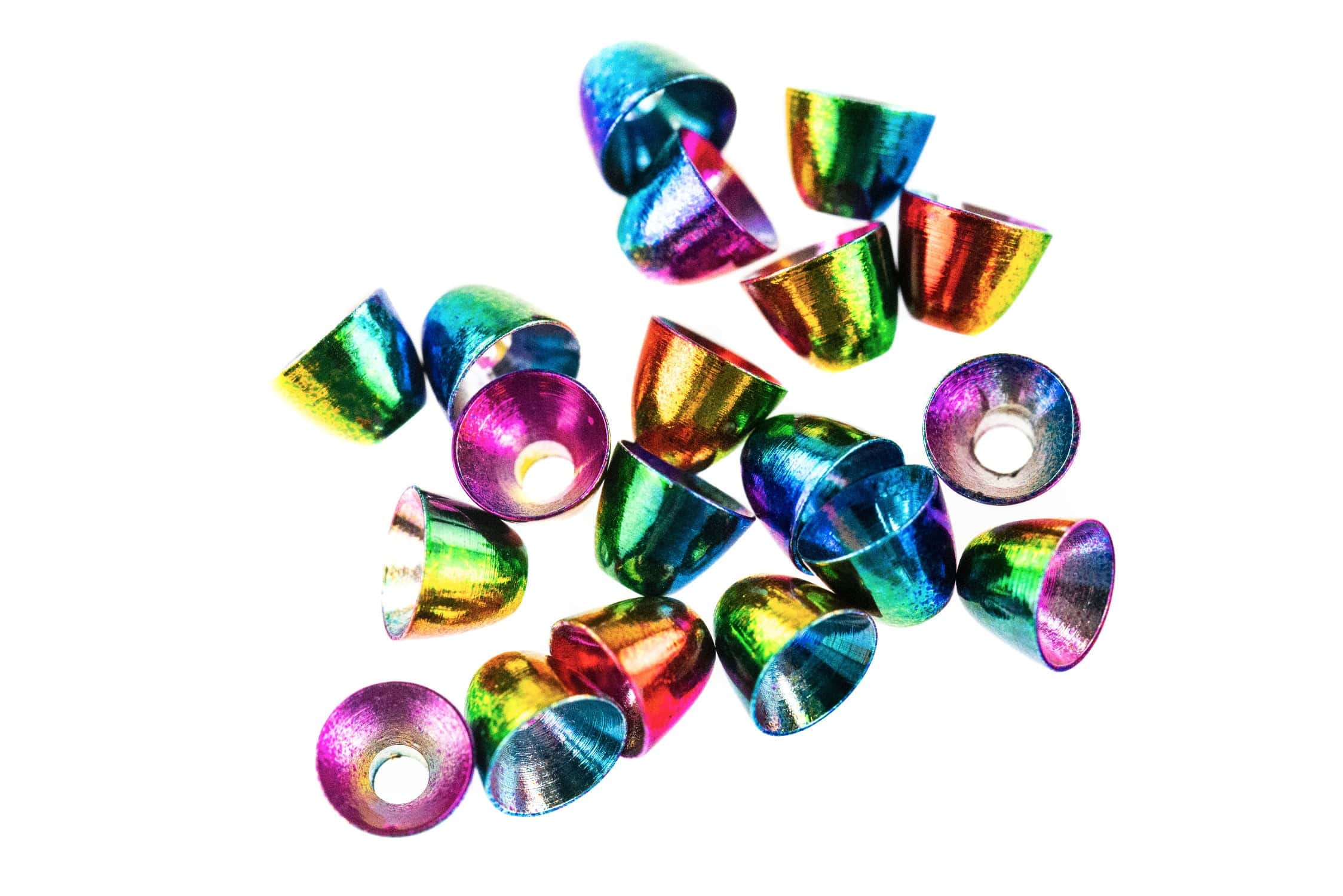 Hareline Rainbow Brass Cones