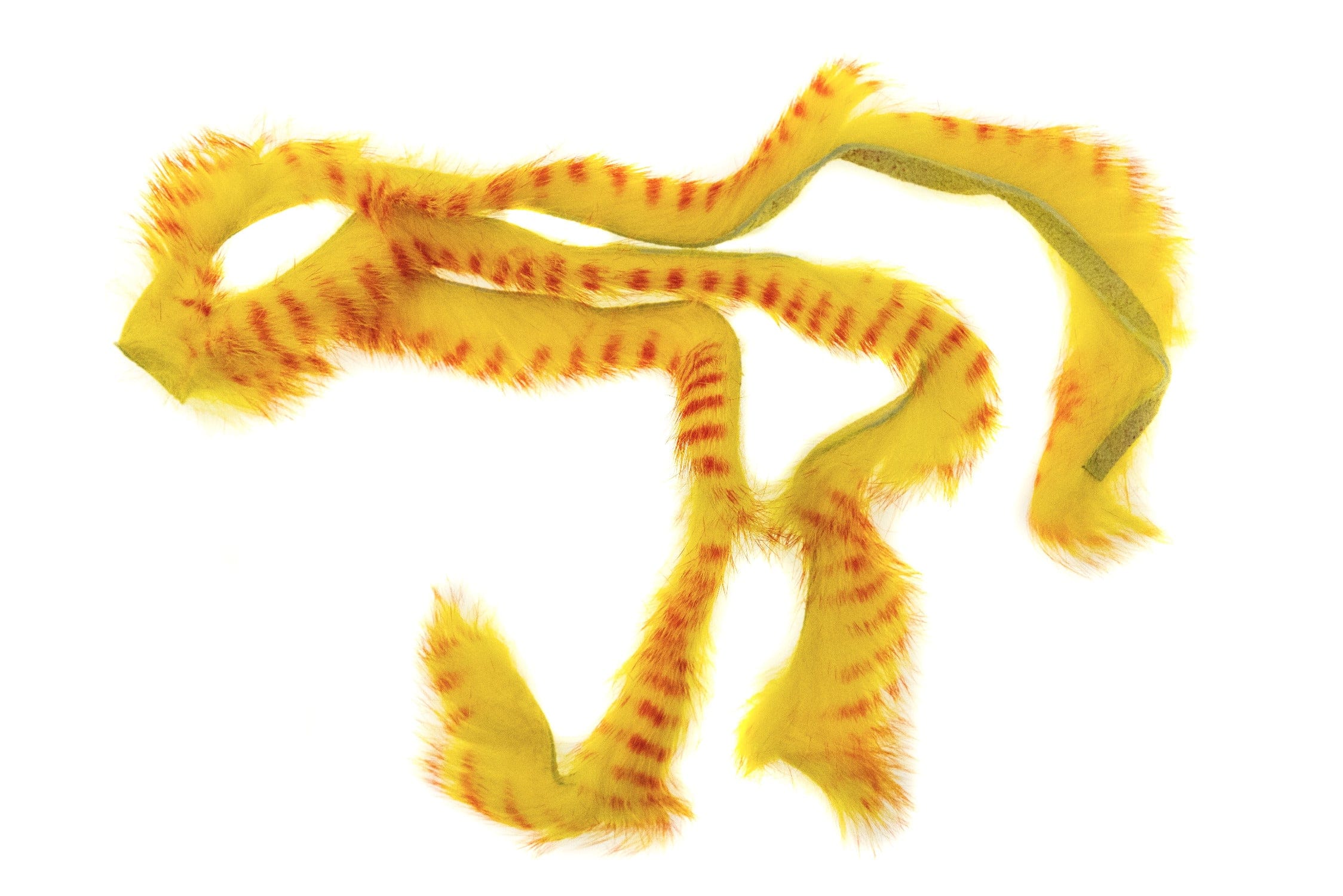 Hareline Red-Barred Magnum Rabbit Strips