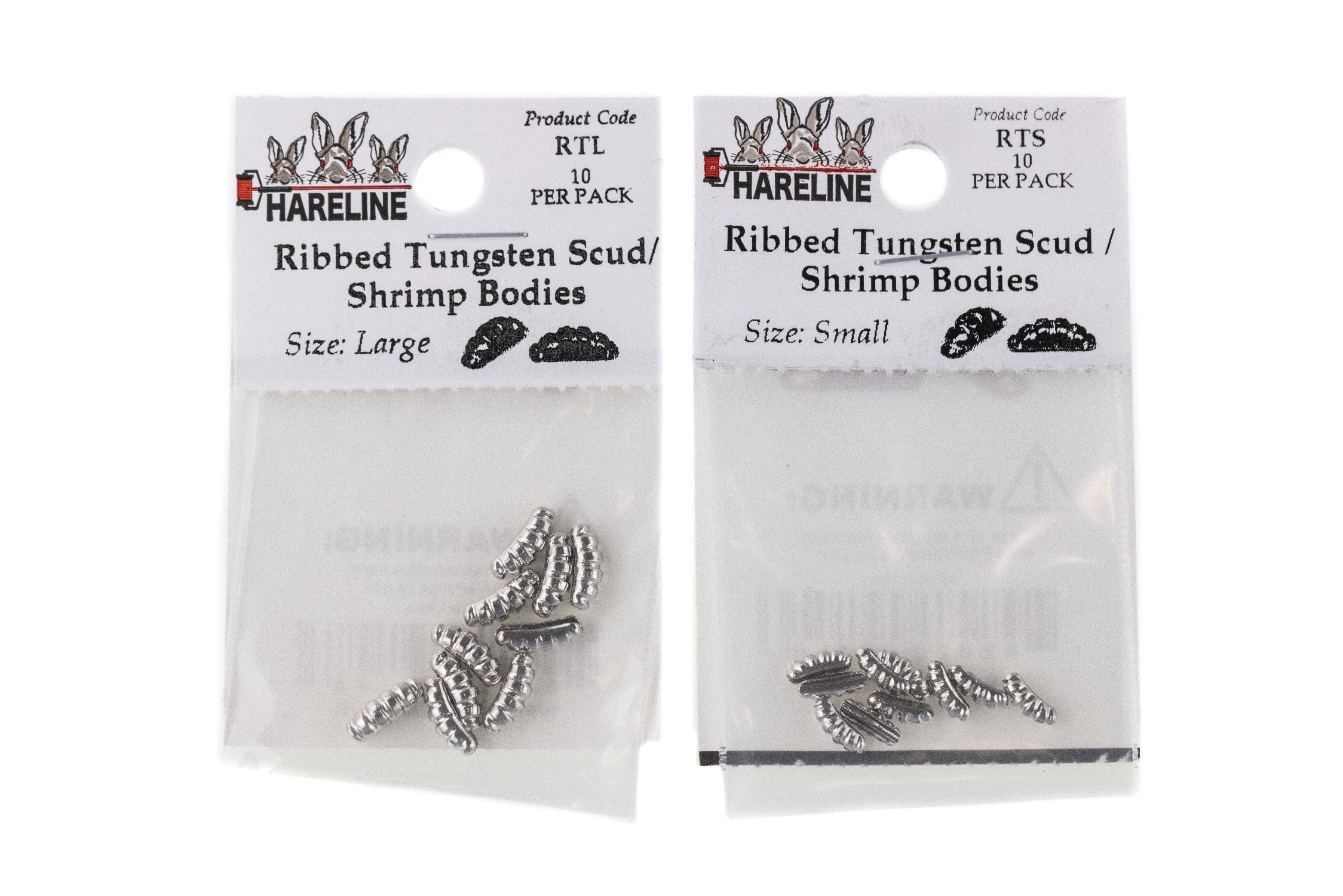 Hareline Ribbed Tungsten Scud/Shrimp Bodies