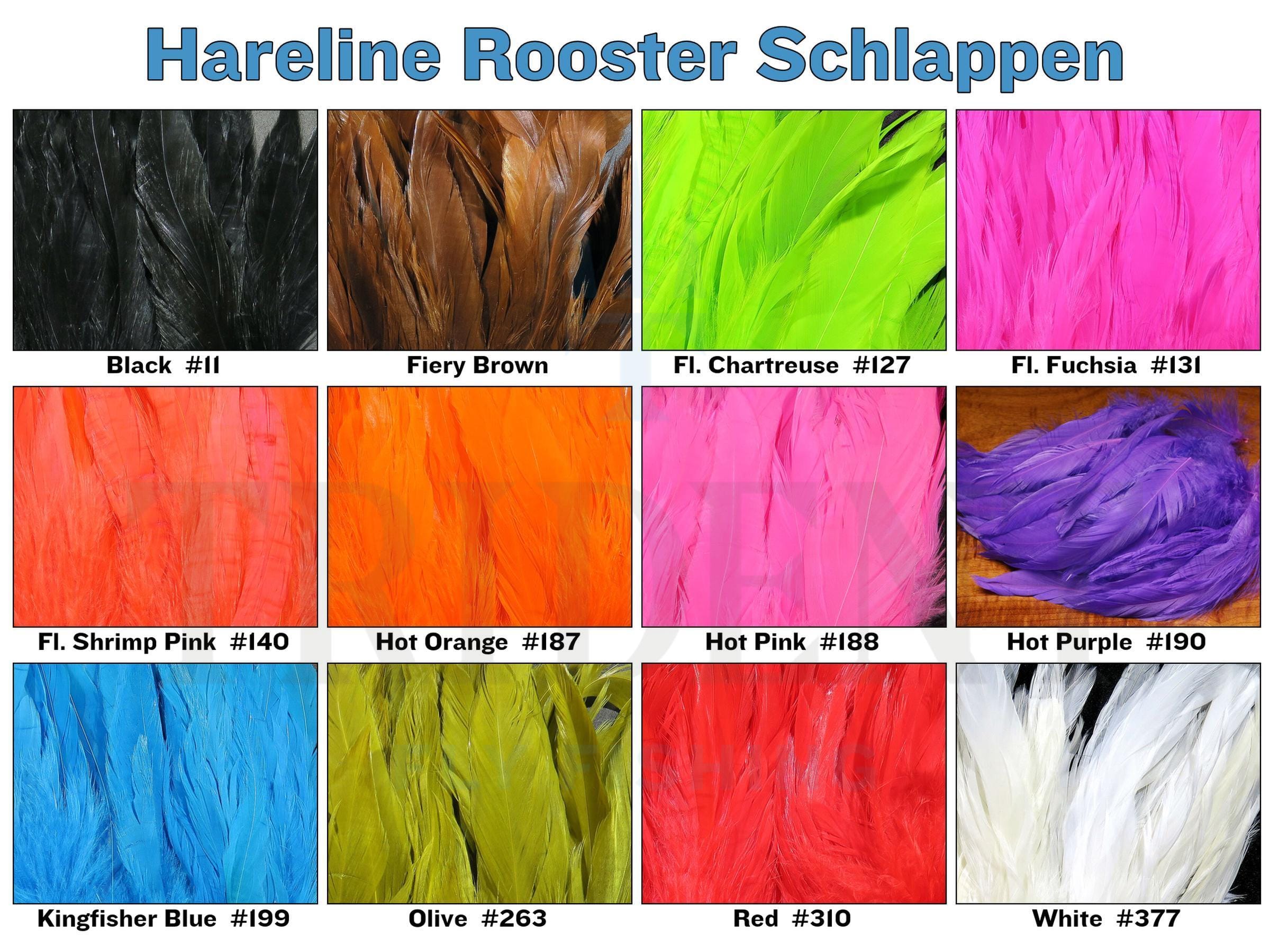 Hareline Rooster Schlappen