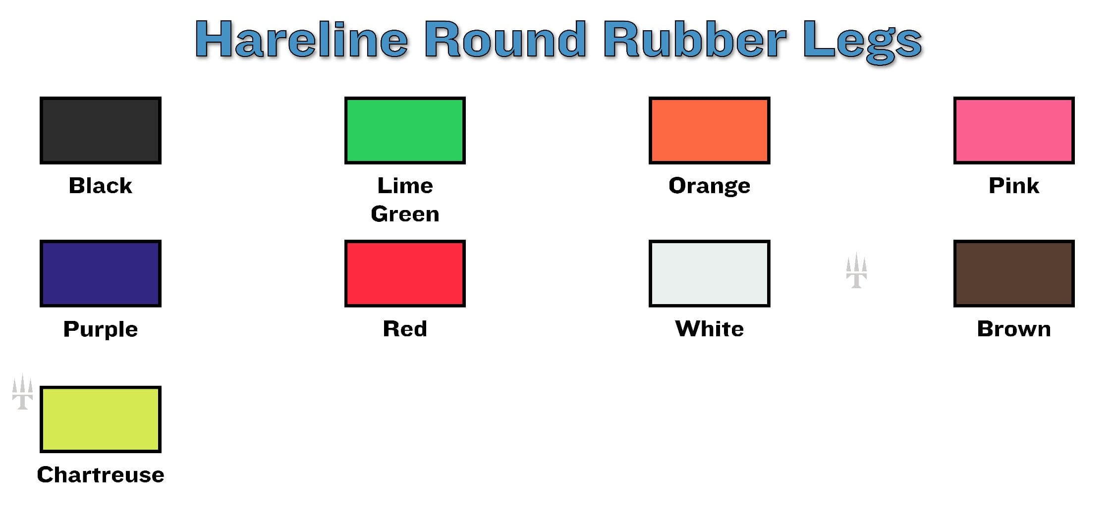 Hareline Round Rubber Legs
