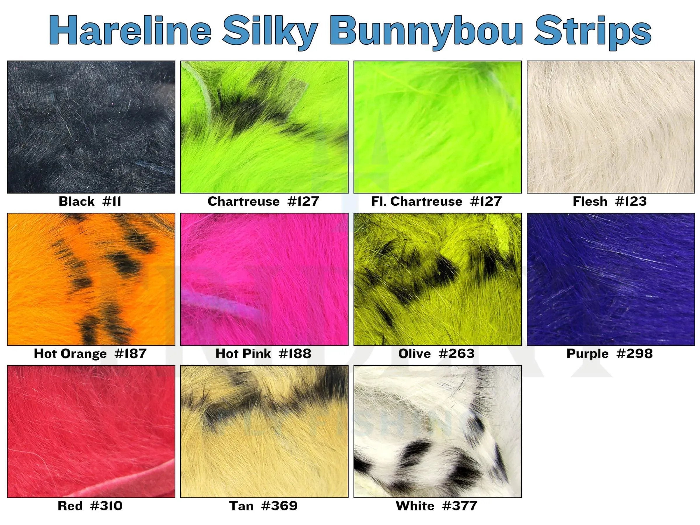 Hareline Silky Bunnybou Strips