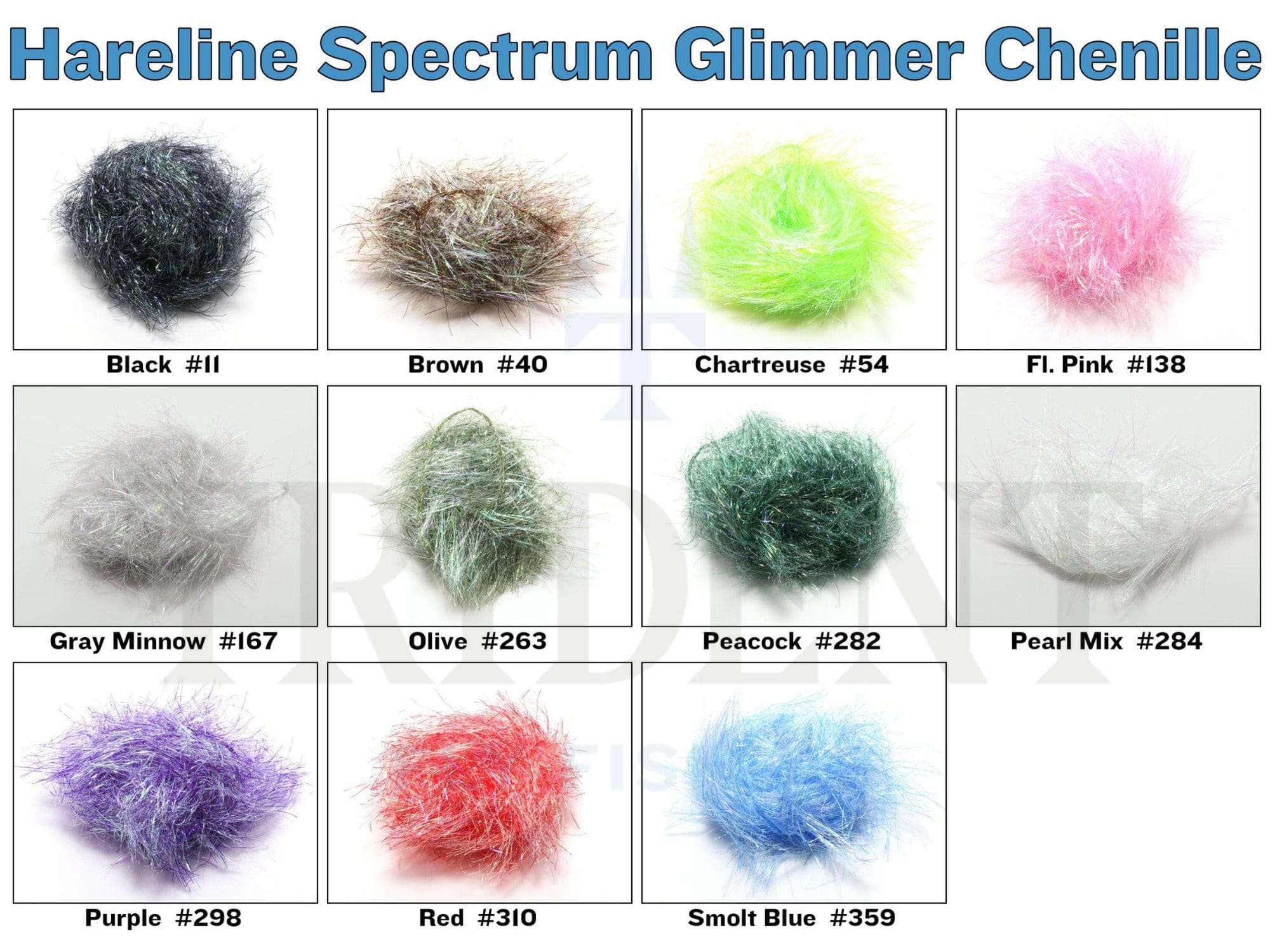 Hareline Spectrum Glimmer Chenille