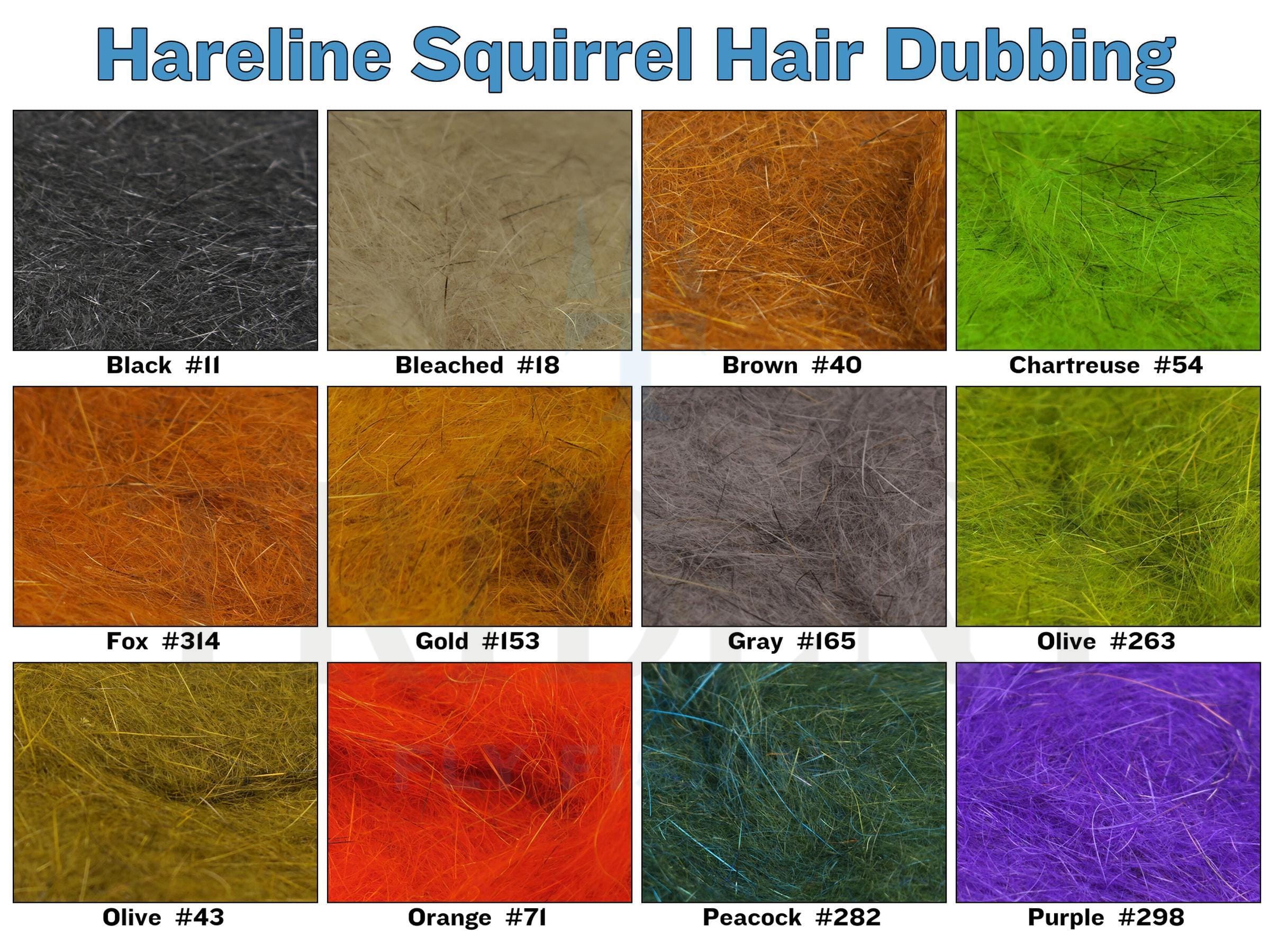 Hareline Squirrel Hair Dubbing
