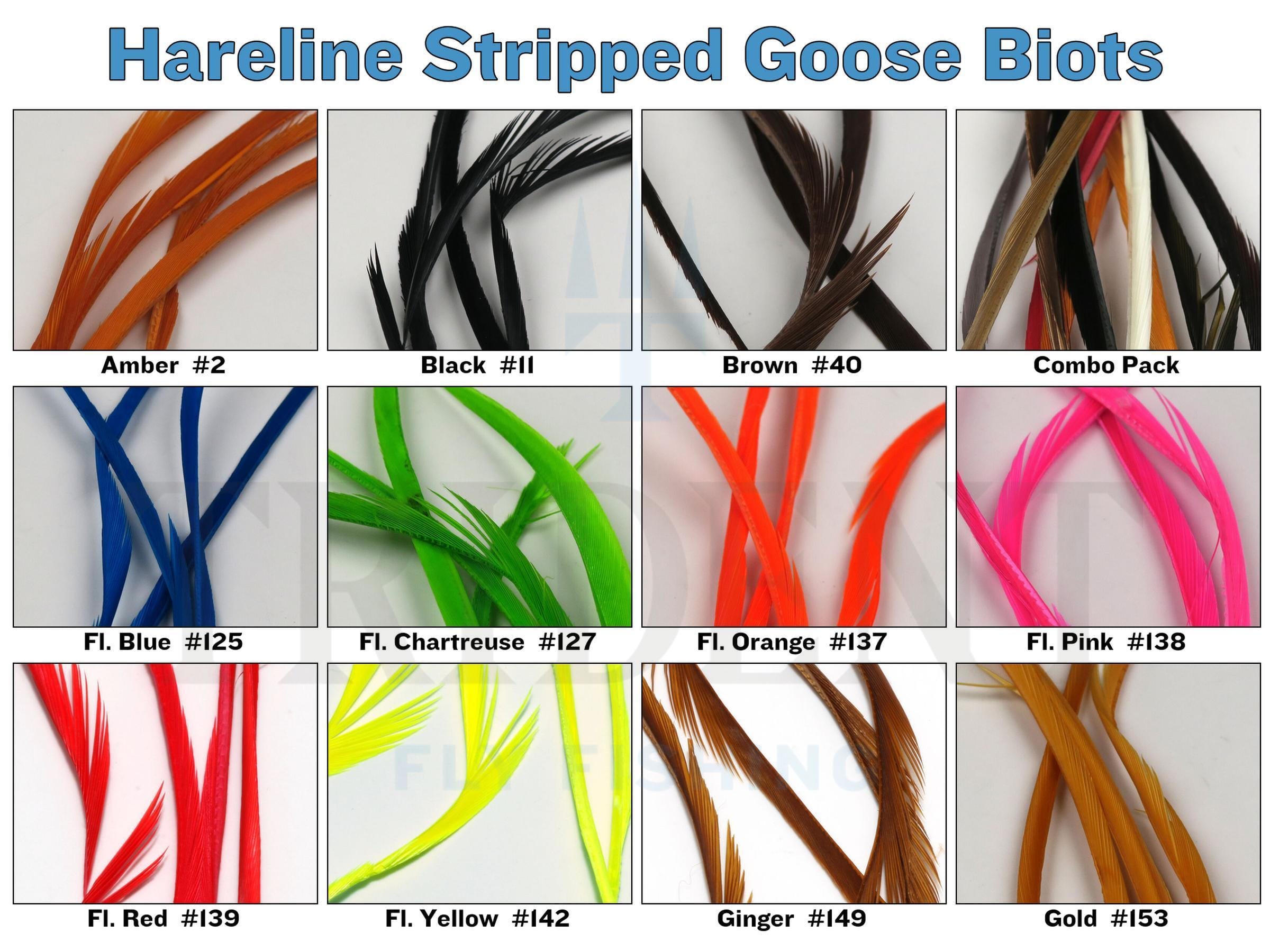 Hareline Stripped Goose Biots