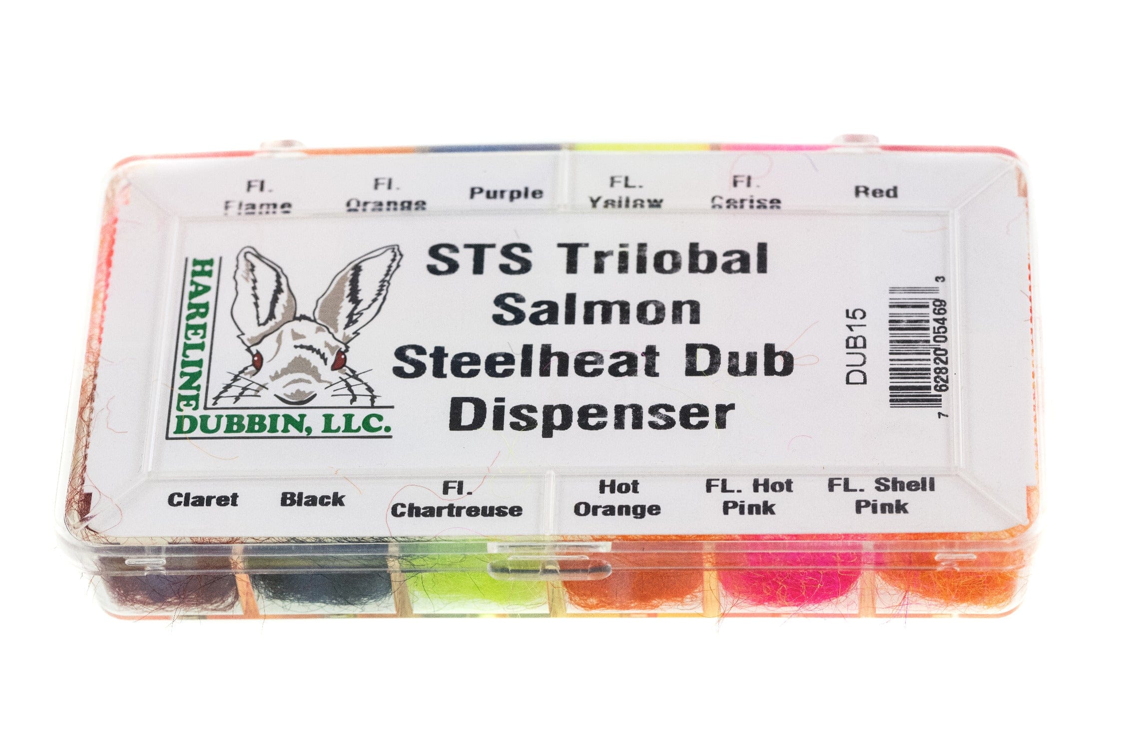 Hareline STS Trilobal Dubbing Salmon/Steelhead Multicolor Assortment W/ Dispenser