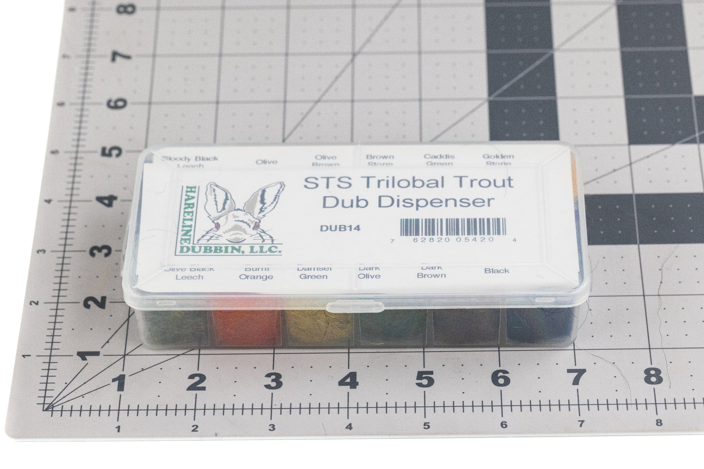 Hareline STS Trilobal Dubbing Trout Multicolor Assortment W/ Dispenser