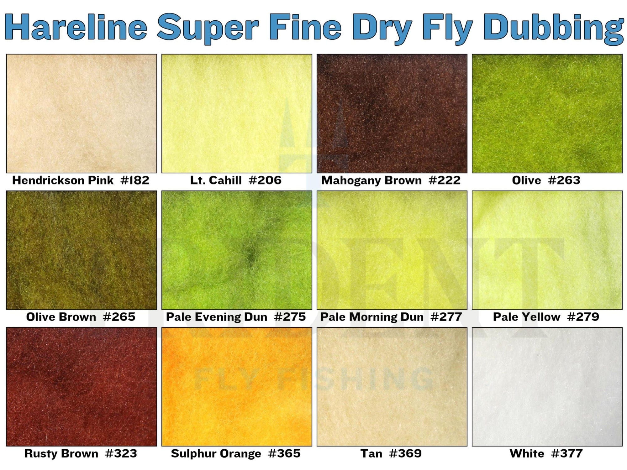 Hareline Super Fine Dry Fly Dubbing