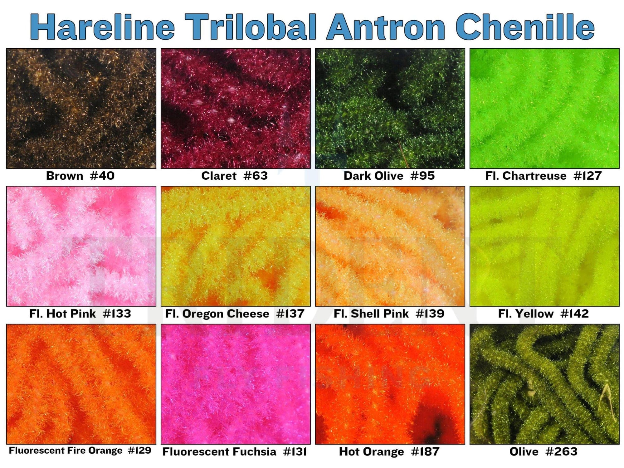 Hareline Trilobal Antron Chenille