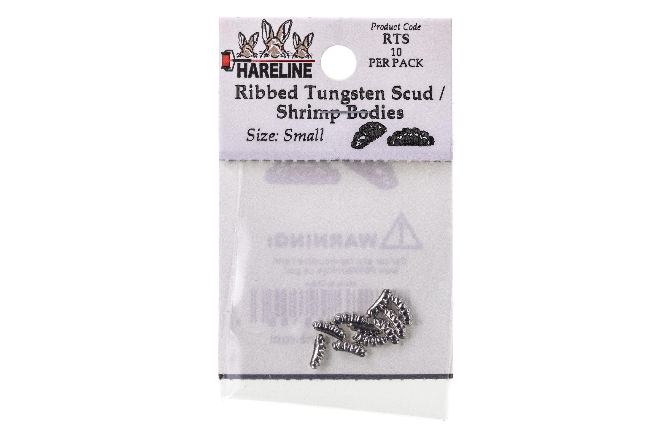 Hareline Tungsten Ribbed Real Shrimp Bodies