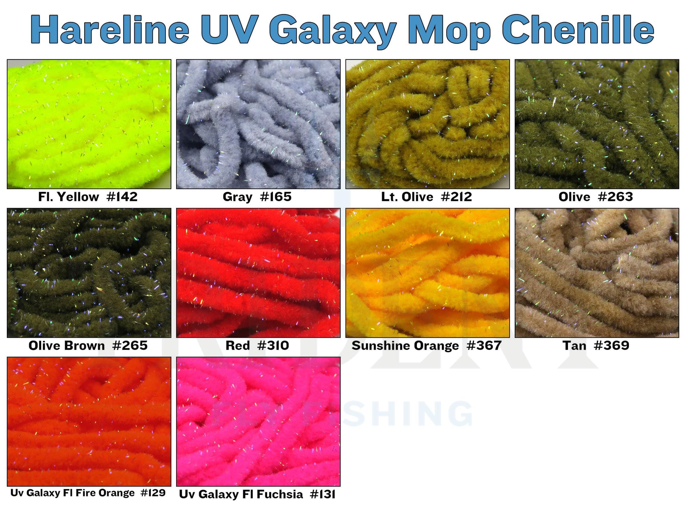 Hareline UV Galaxy Mop Chenille