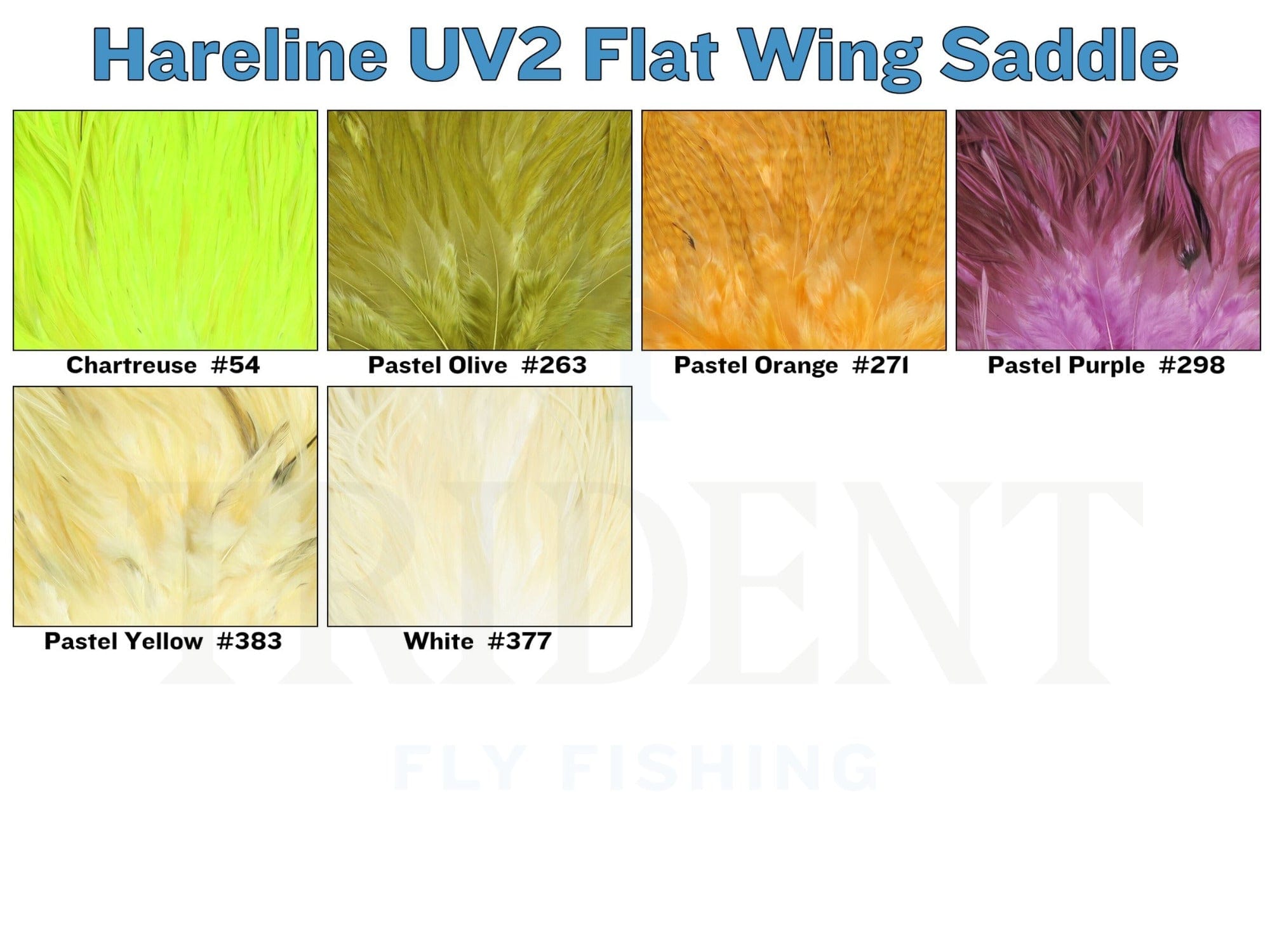 Hareline UV2 Flat Wing Saddle