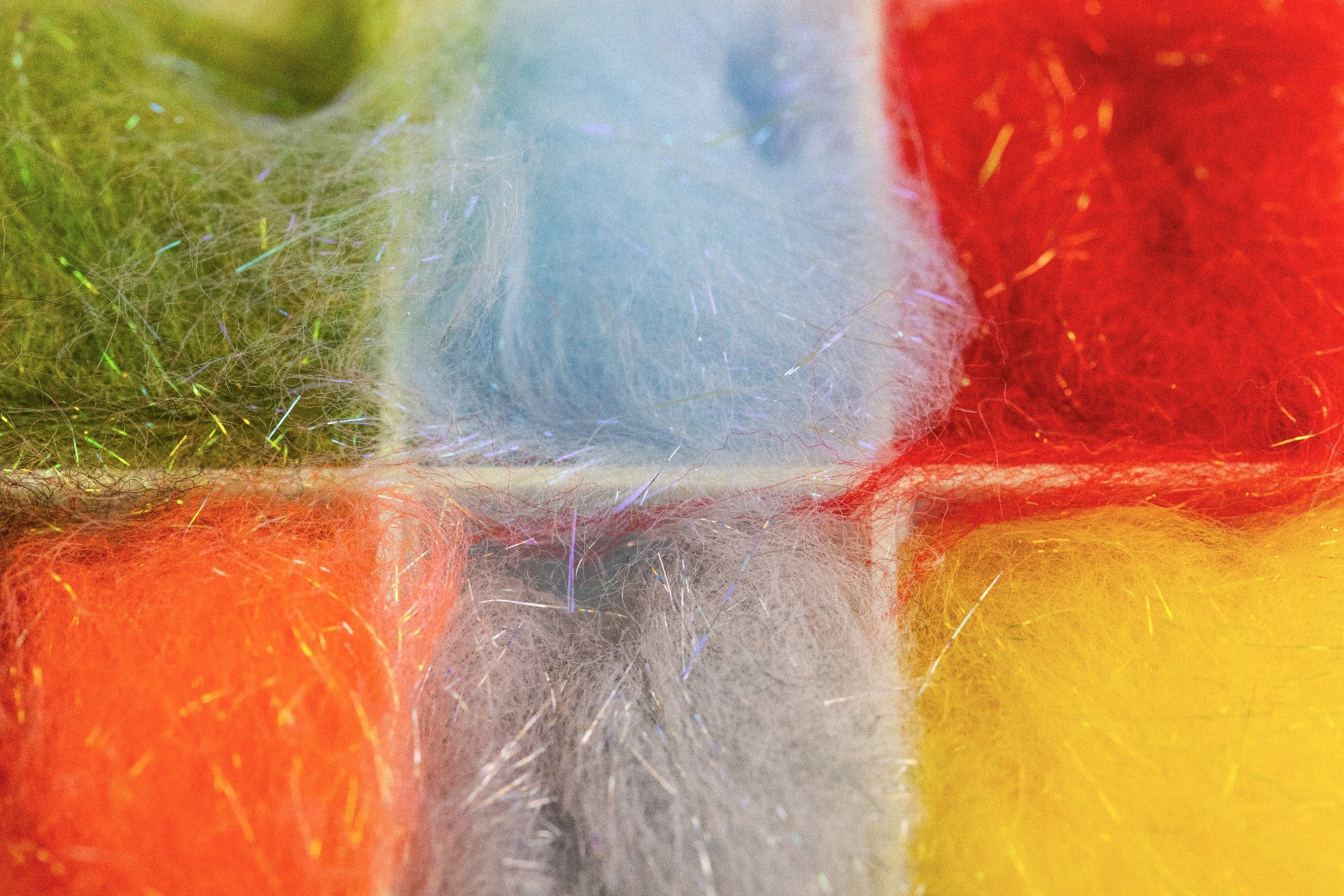 Senyo's Laser Yarn Dubbing - Multi Color Assortment w/ Dispenser II