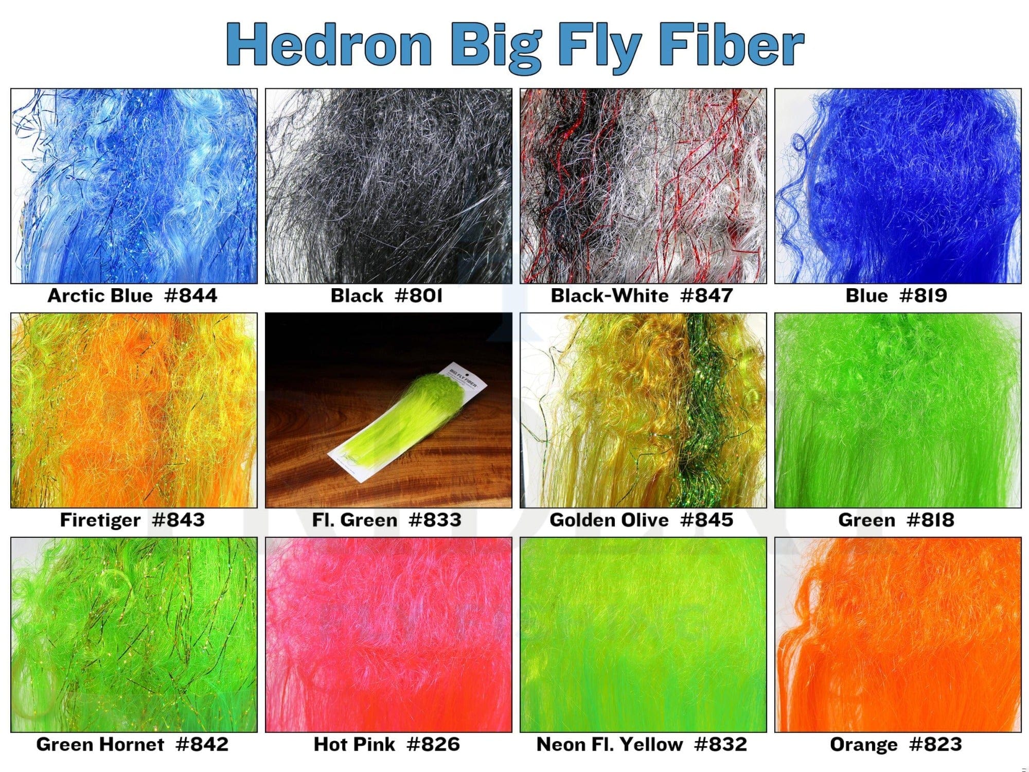 Hedron Big Fly Fiber W/ Curl