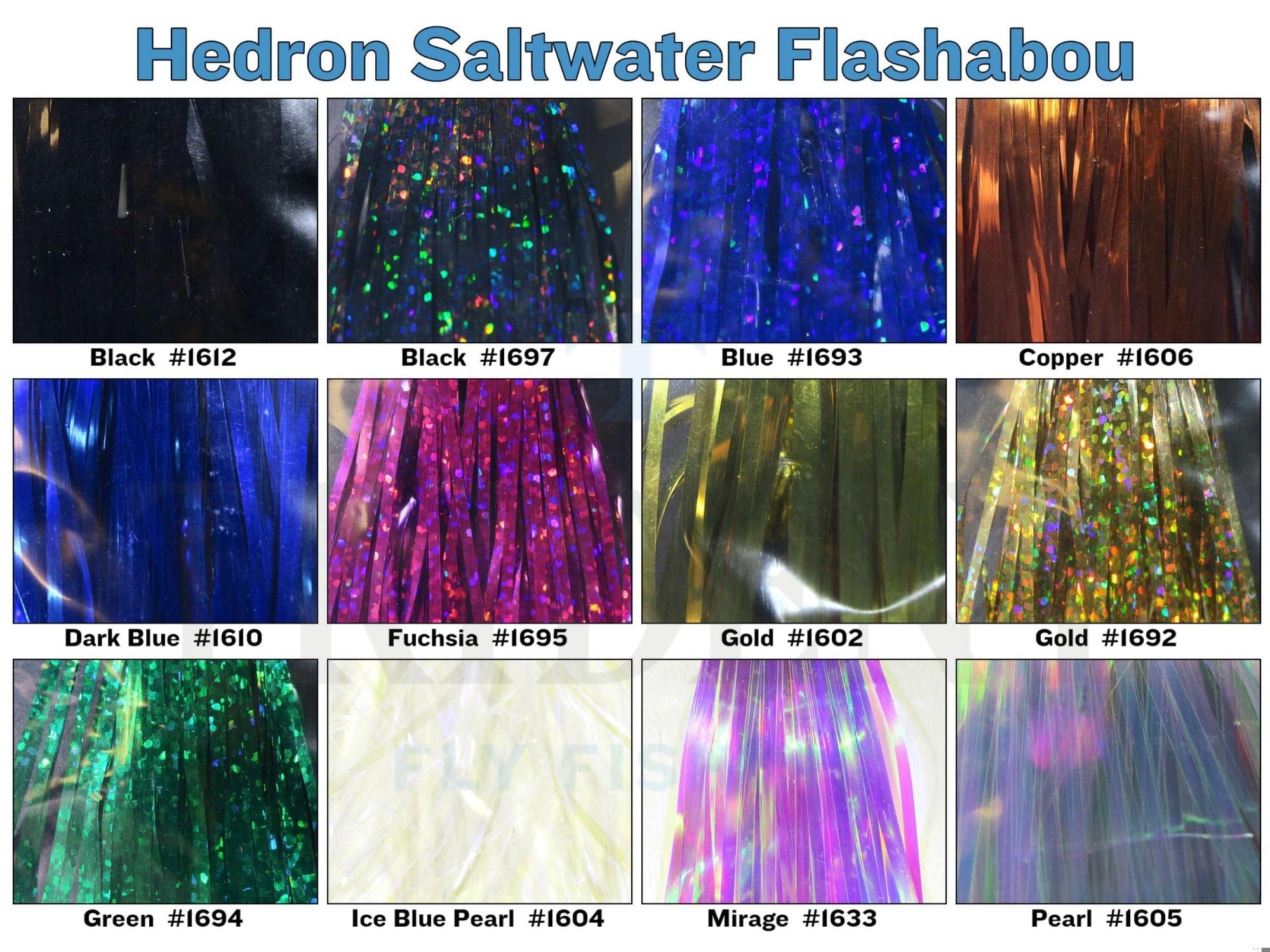 Hedron Saltwater Flashabou