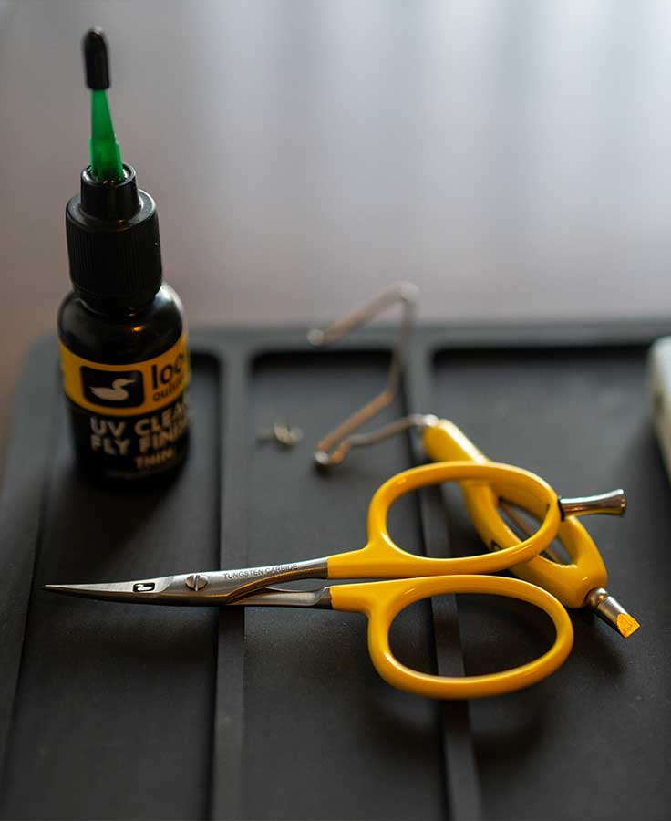 Loon Tungsten Carbide Curved Micro Tip Scissors