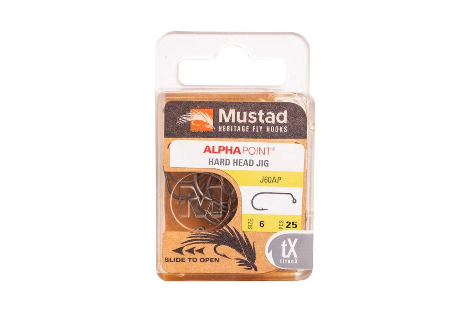 Mustad Alpha Point J60AP Nymph Fly Jig Hook