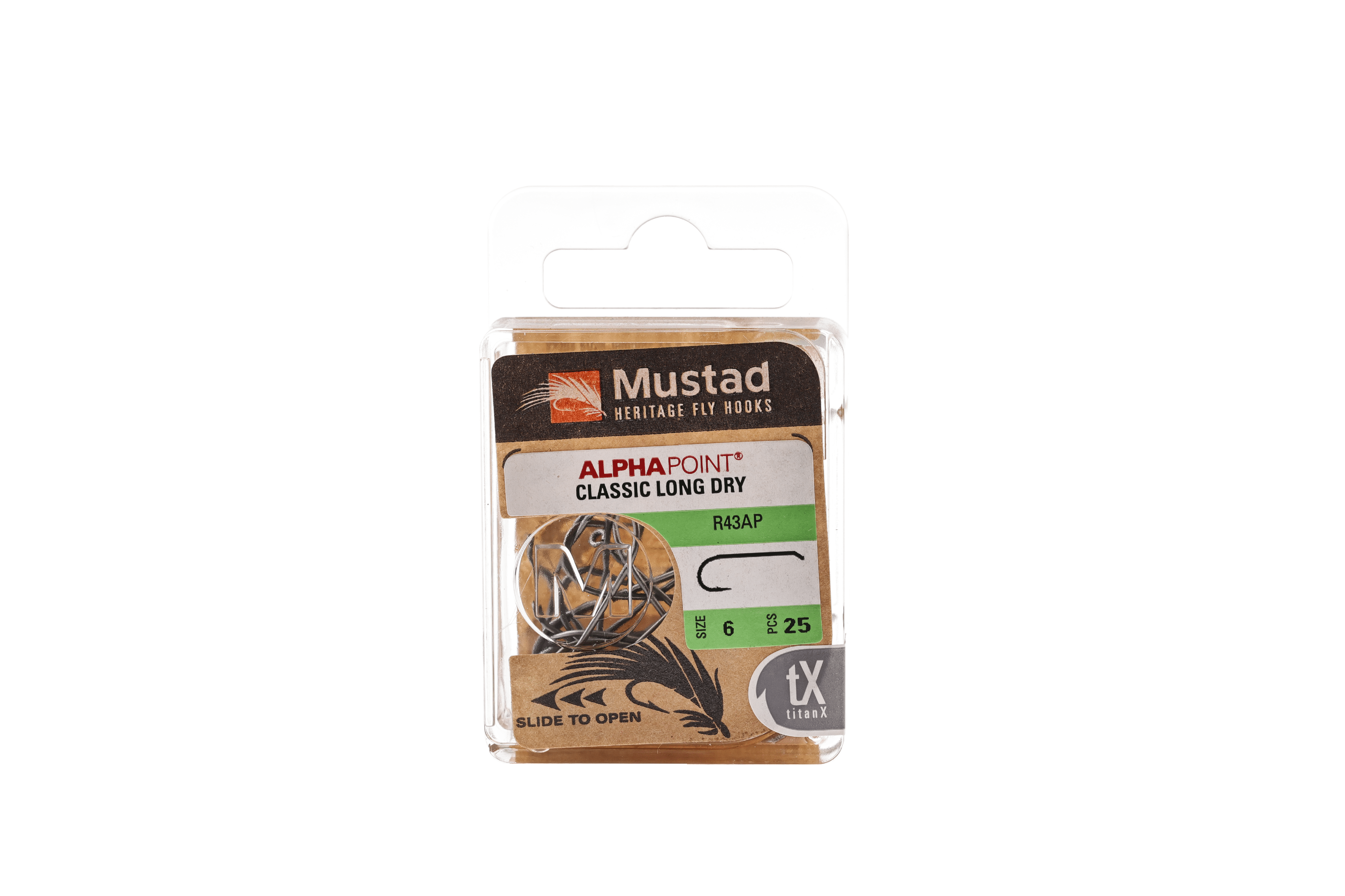Mustad Alpha Point R43AP Dry Fly Hooks