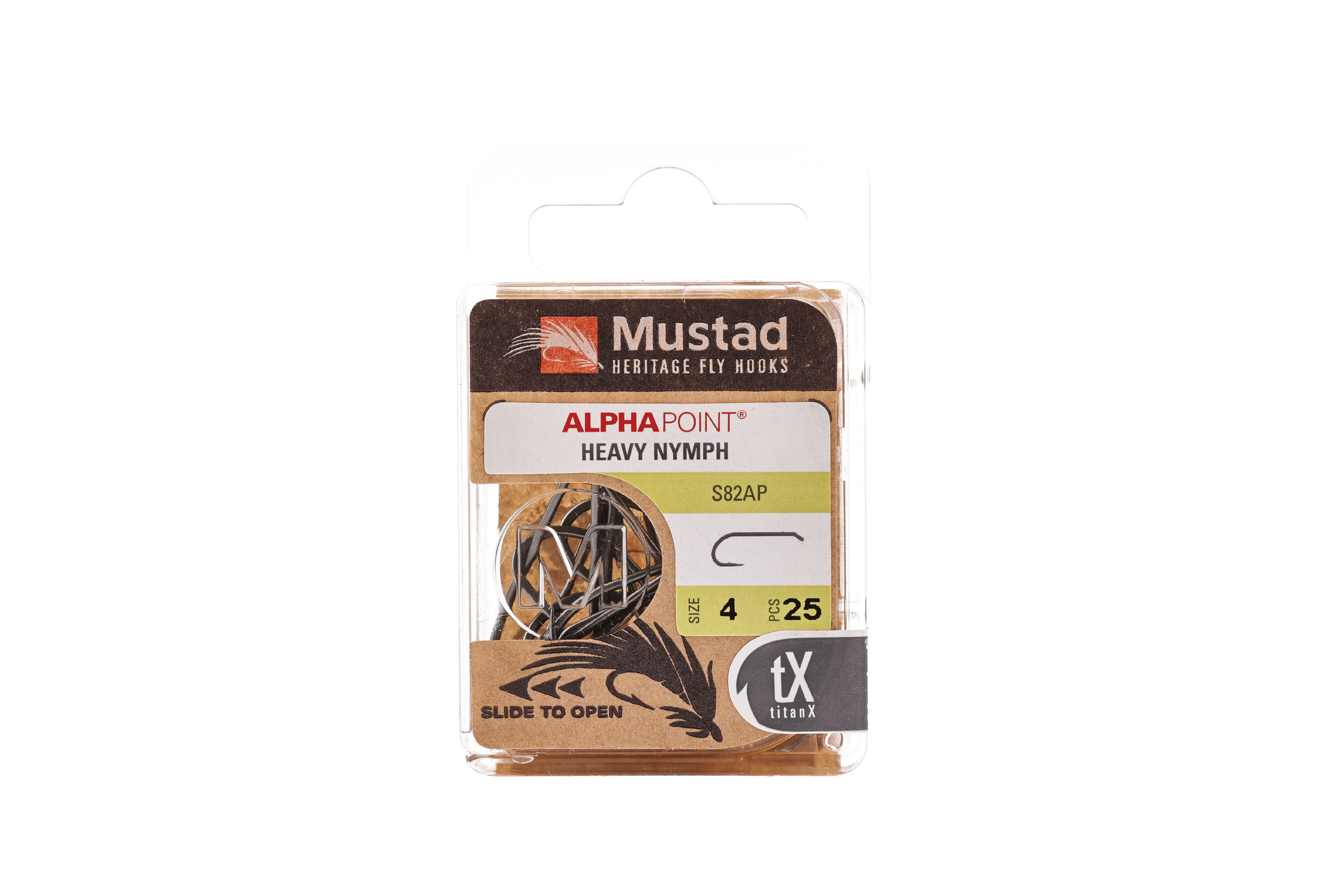 Mustad Alpha Point S82AP Nymph Hooks