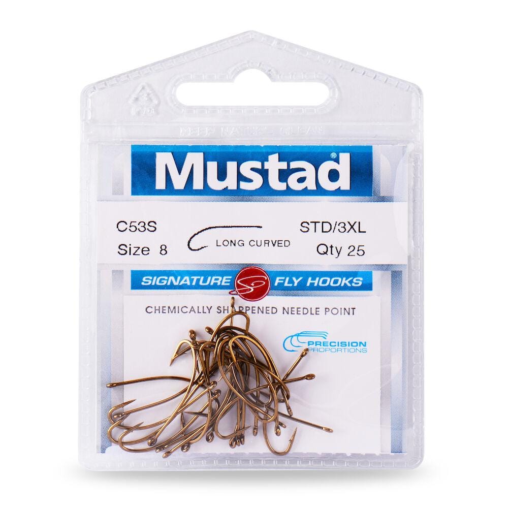 Mustad C53SNP-BR Nymph Long Hooks