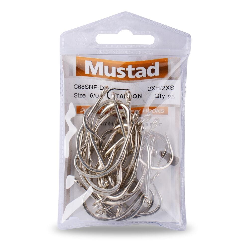 Mustad C68SNP-DT Tarpon Hooks