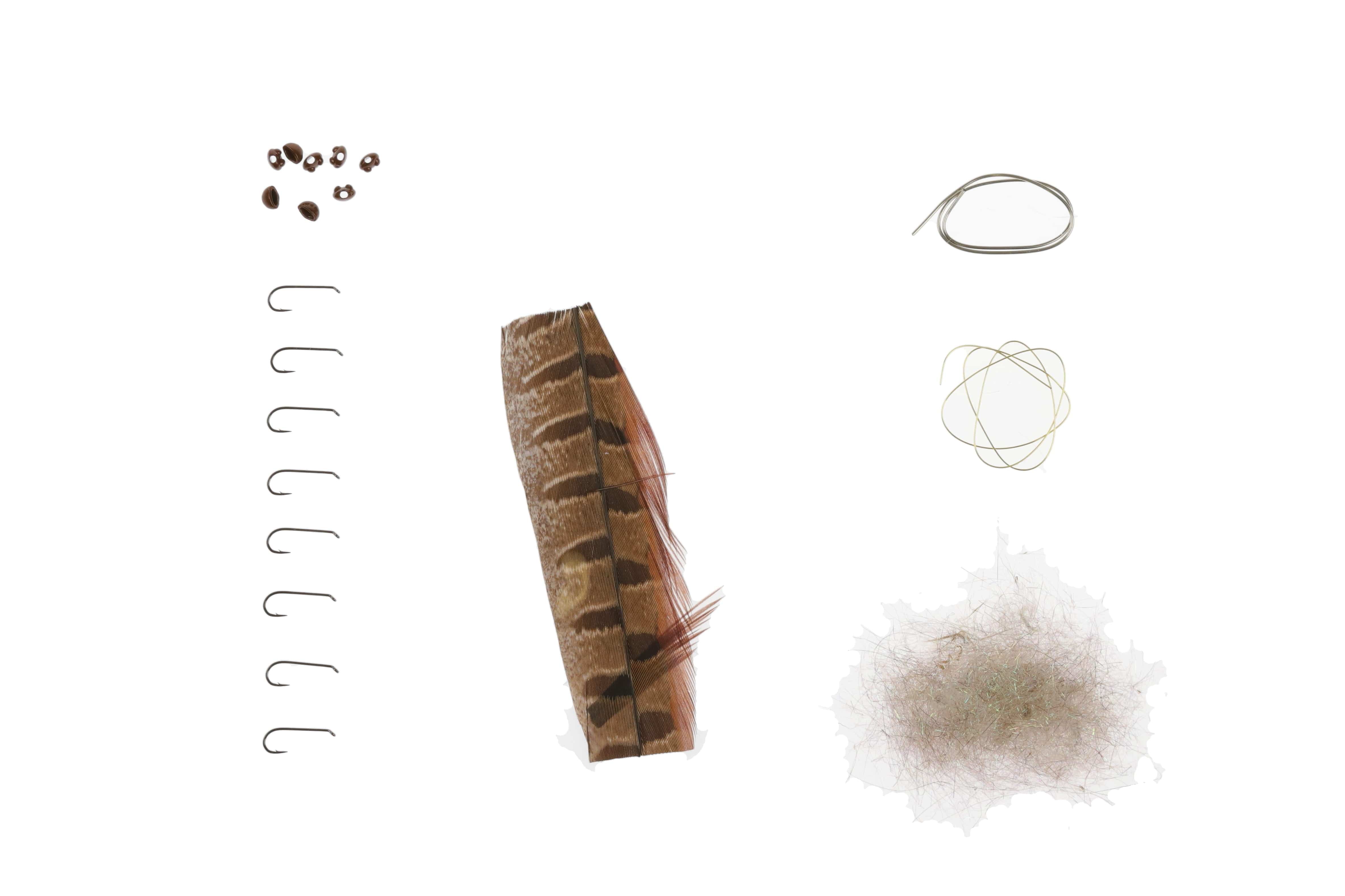 Nymph-Head Evolution Mayfly Clinger Nymph Fly Tying Kit